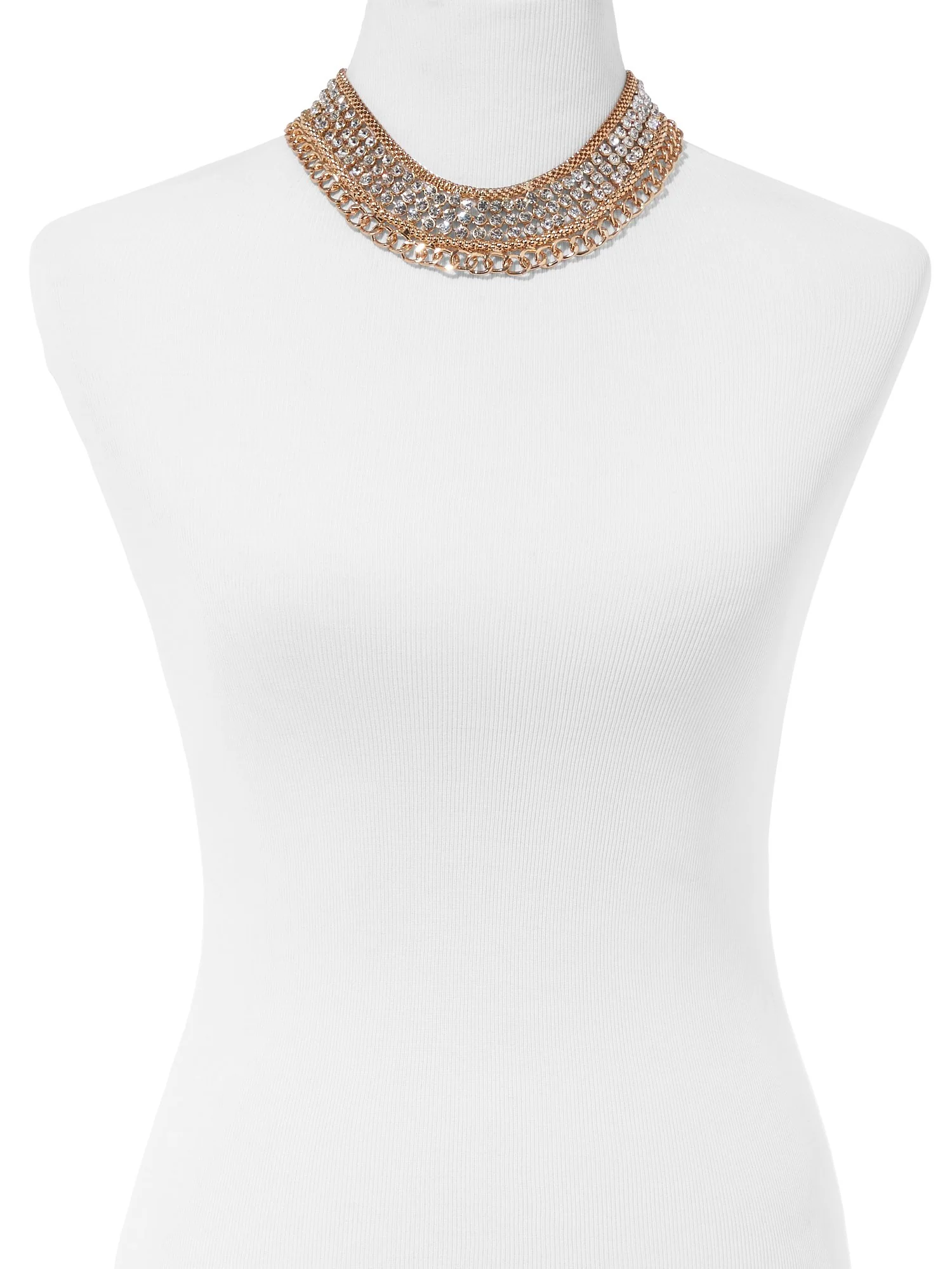 Rhinestone Statement Choker - Image 2