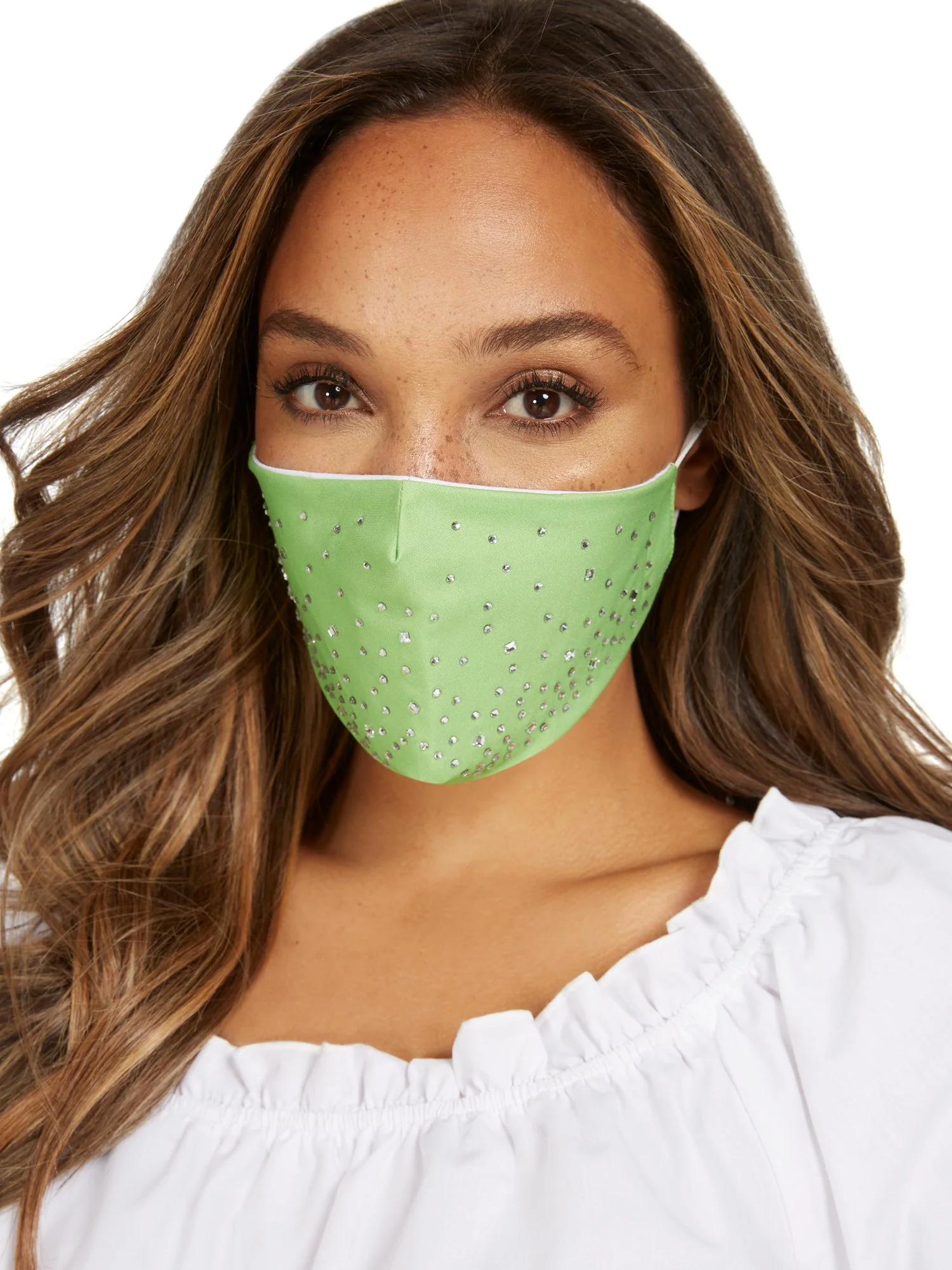 Rhinestone Studded Face Mask - Image 11