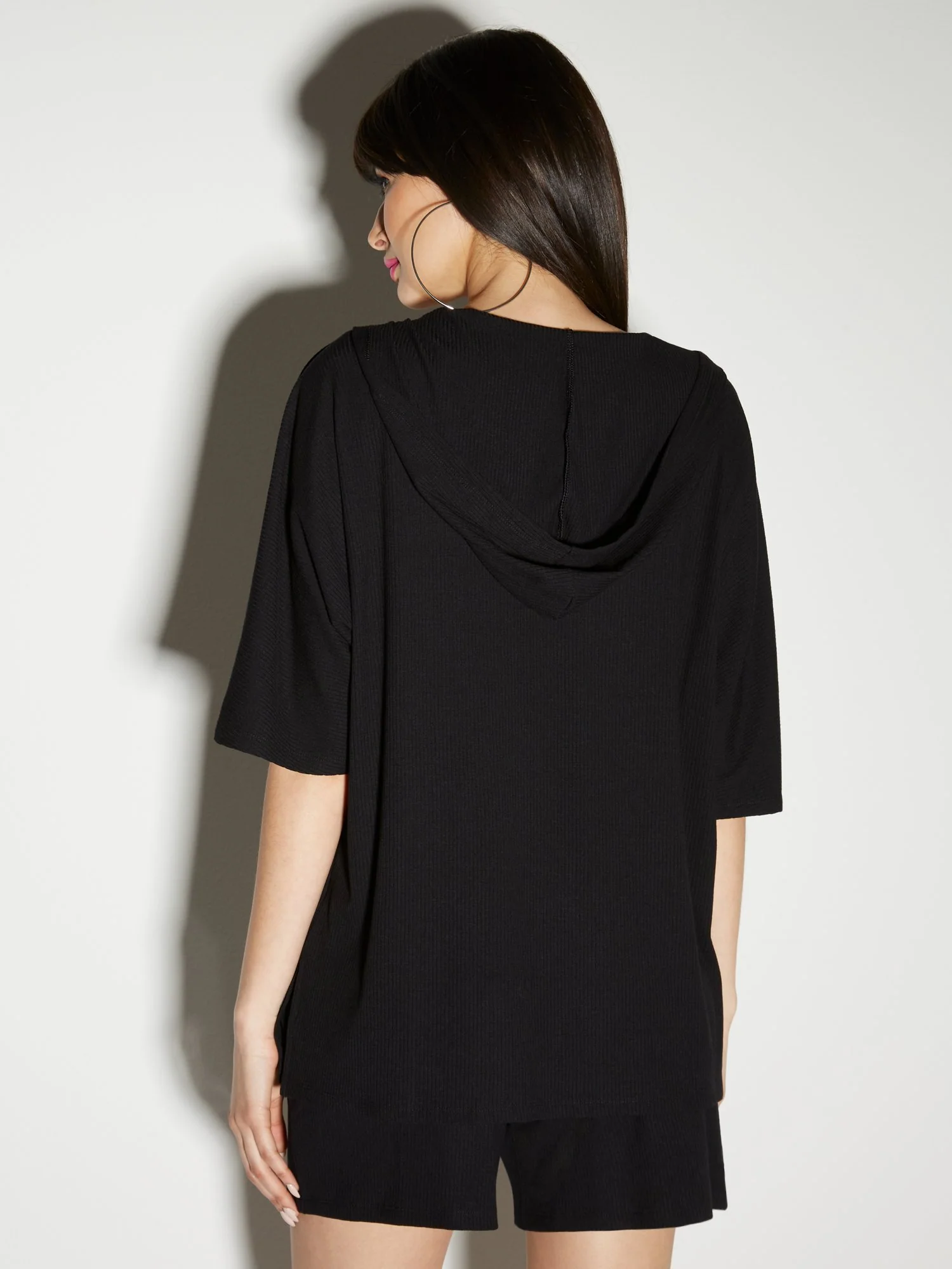 Ribbed Dolman Hoodie - Everyday Collection - Image 3