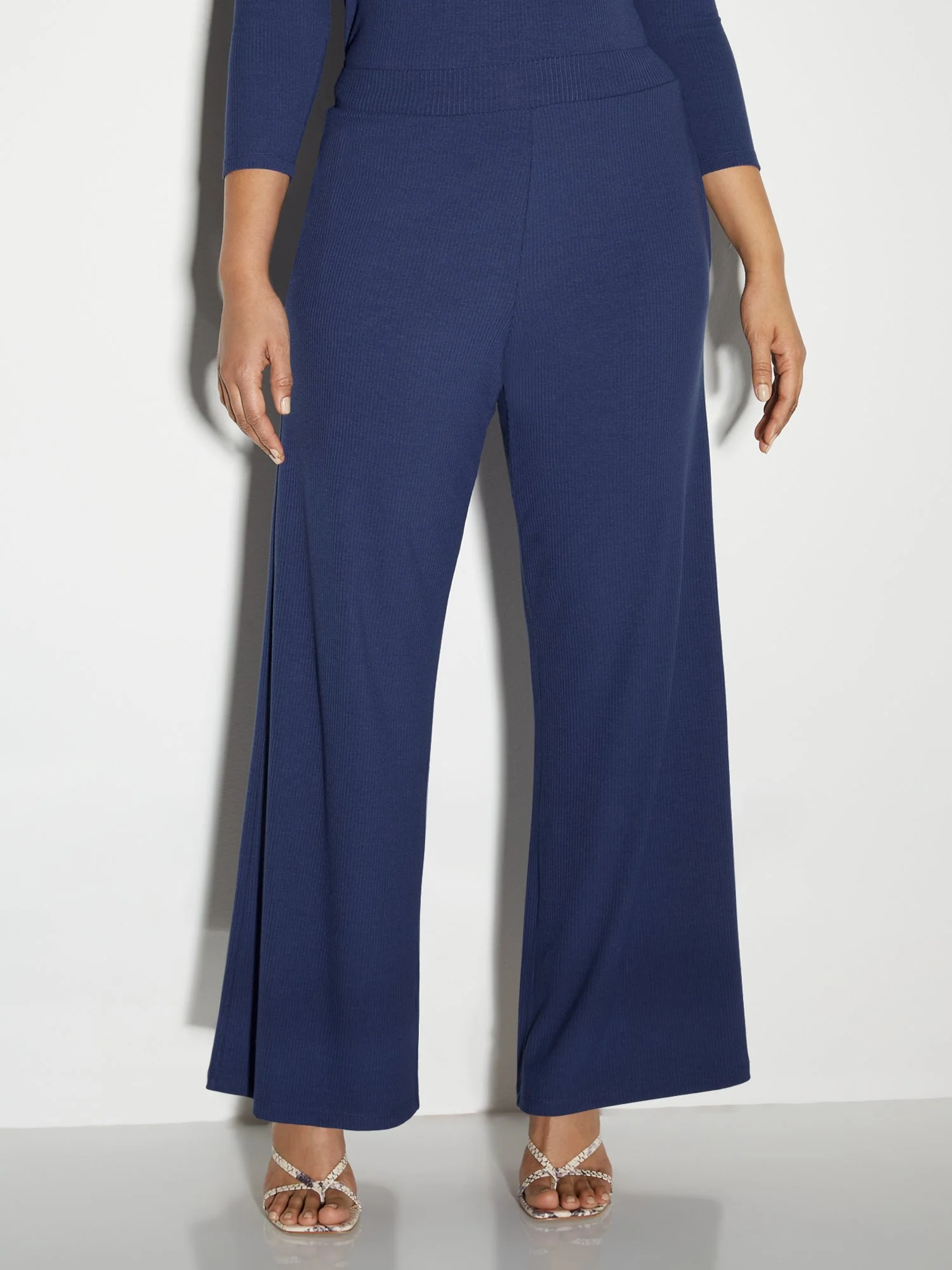 Ribbed Wide-Leg Pant - Everyday Collection - Image 11