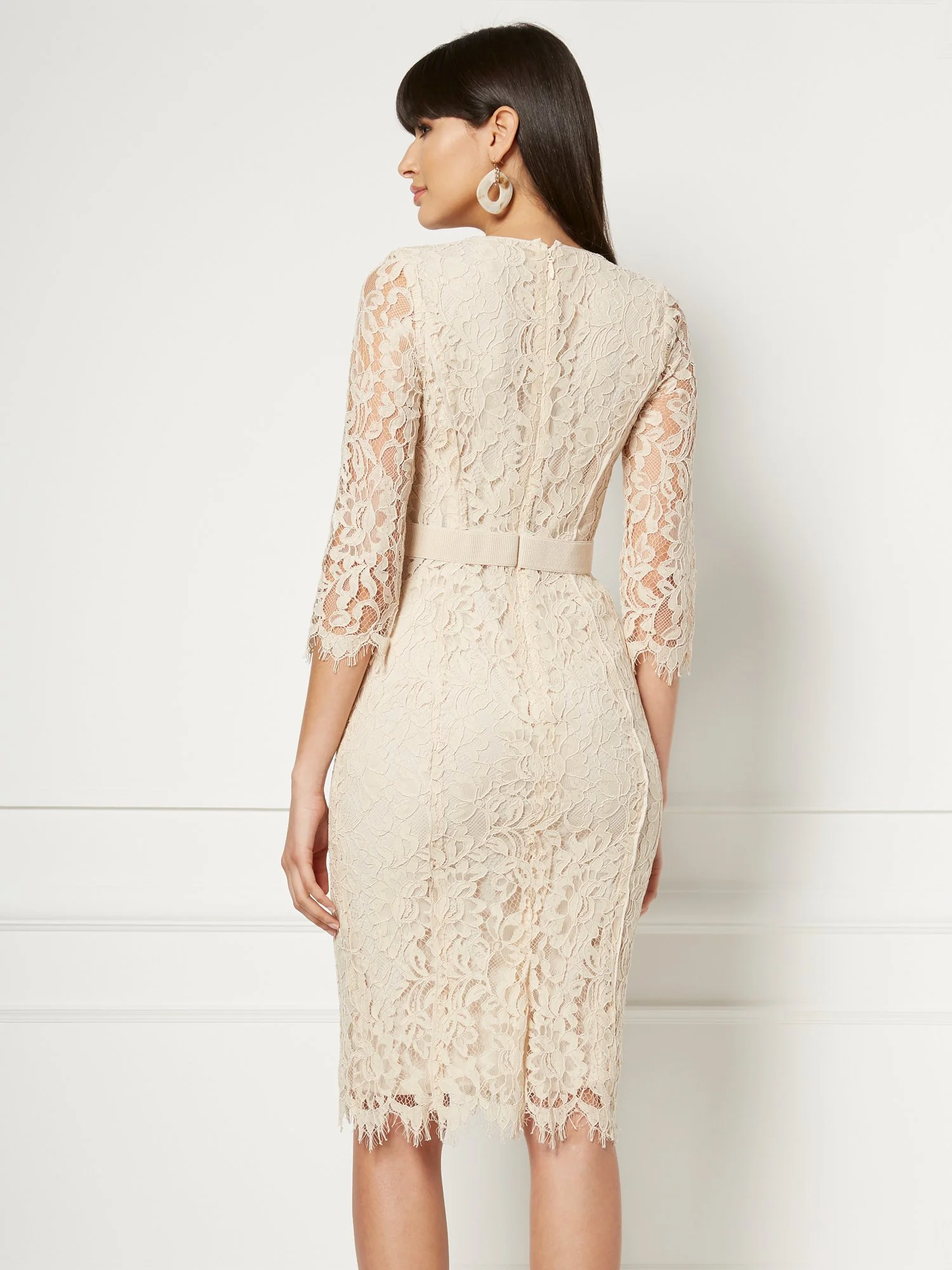 Romina Lace Sheath Dress - Eva Mendes Fiesta Collection - Image 12