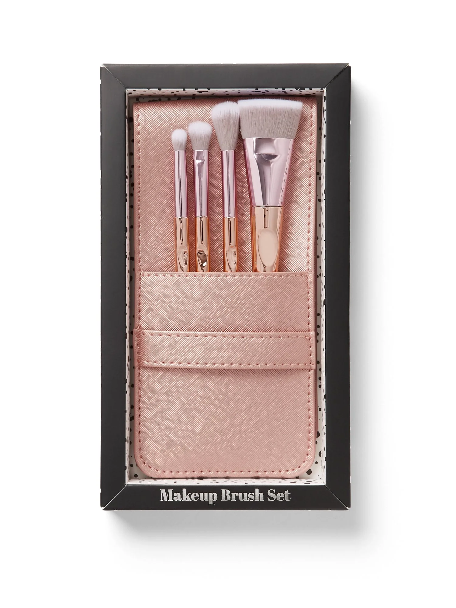 Rose Goldtone 4-Piece Brush Set