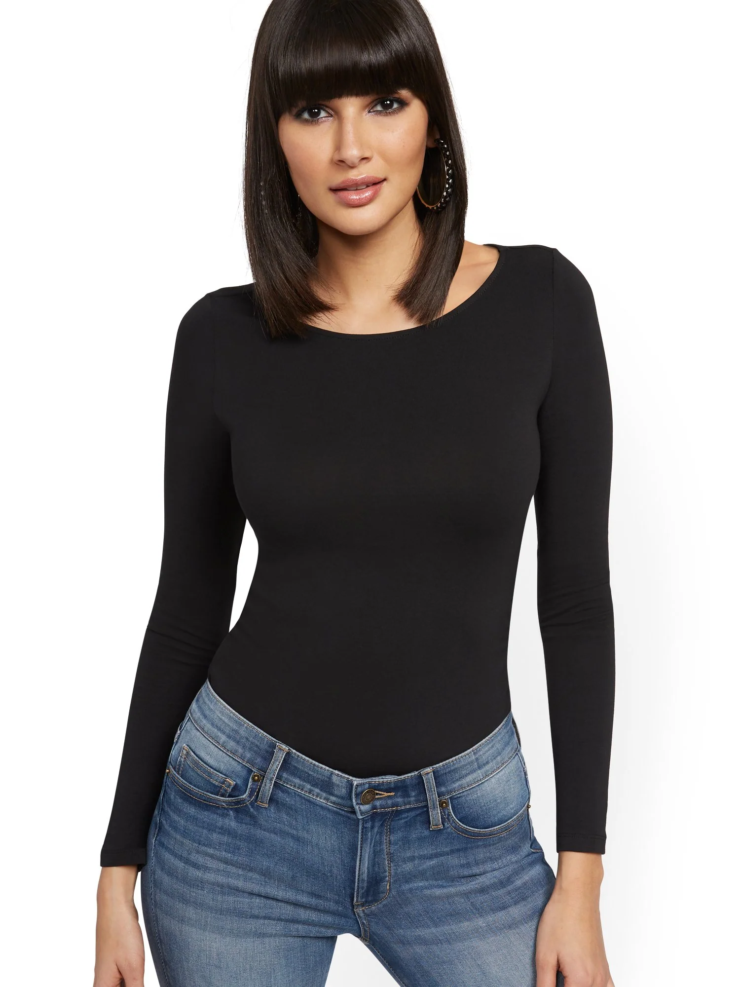 Ruched Bateau-Neck Top - Image 2