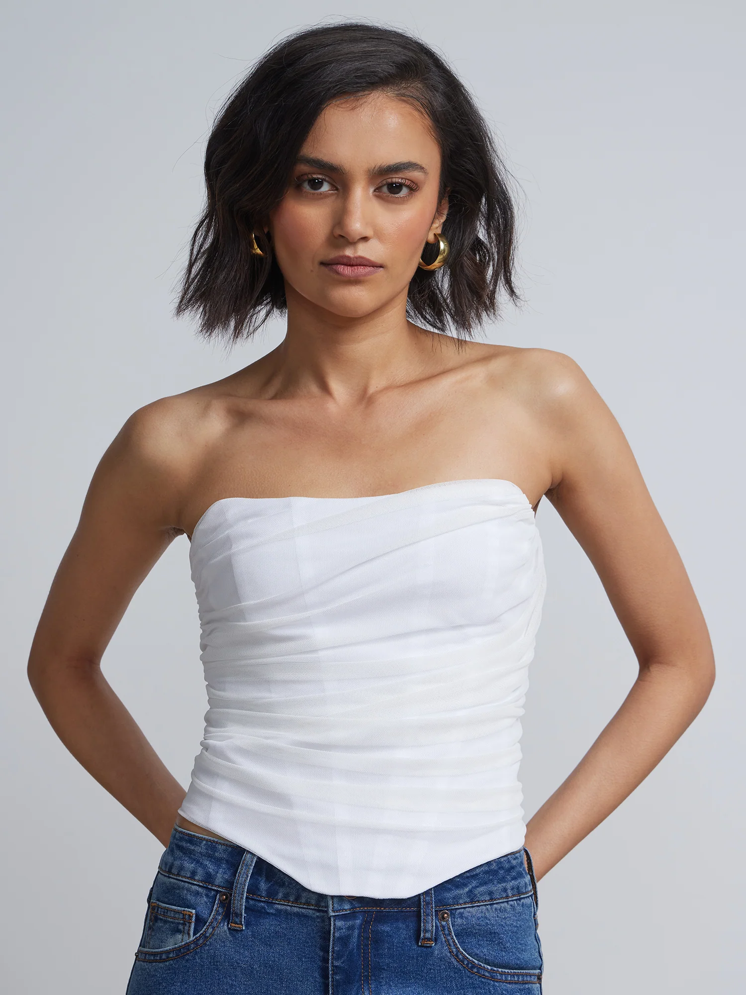 Ruched Corset Top - Image 6