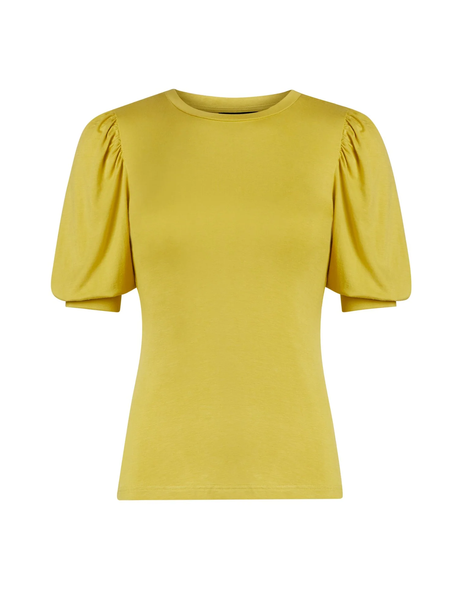 Ruched Puff-Sleeve Top - Image 12