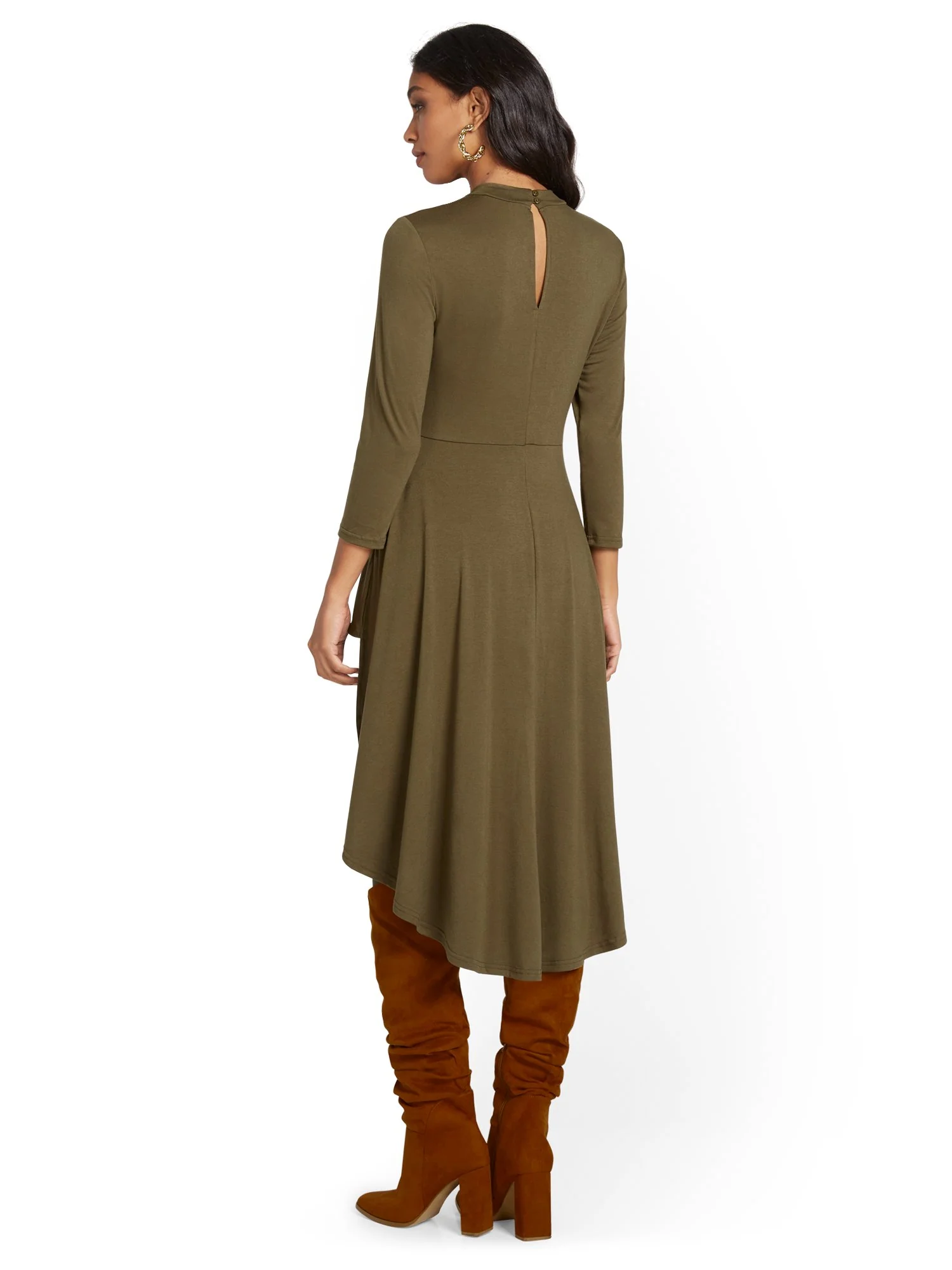 Ruffle High-Low Tunic Top - Image 7