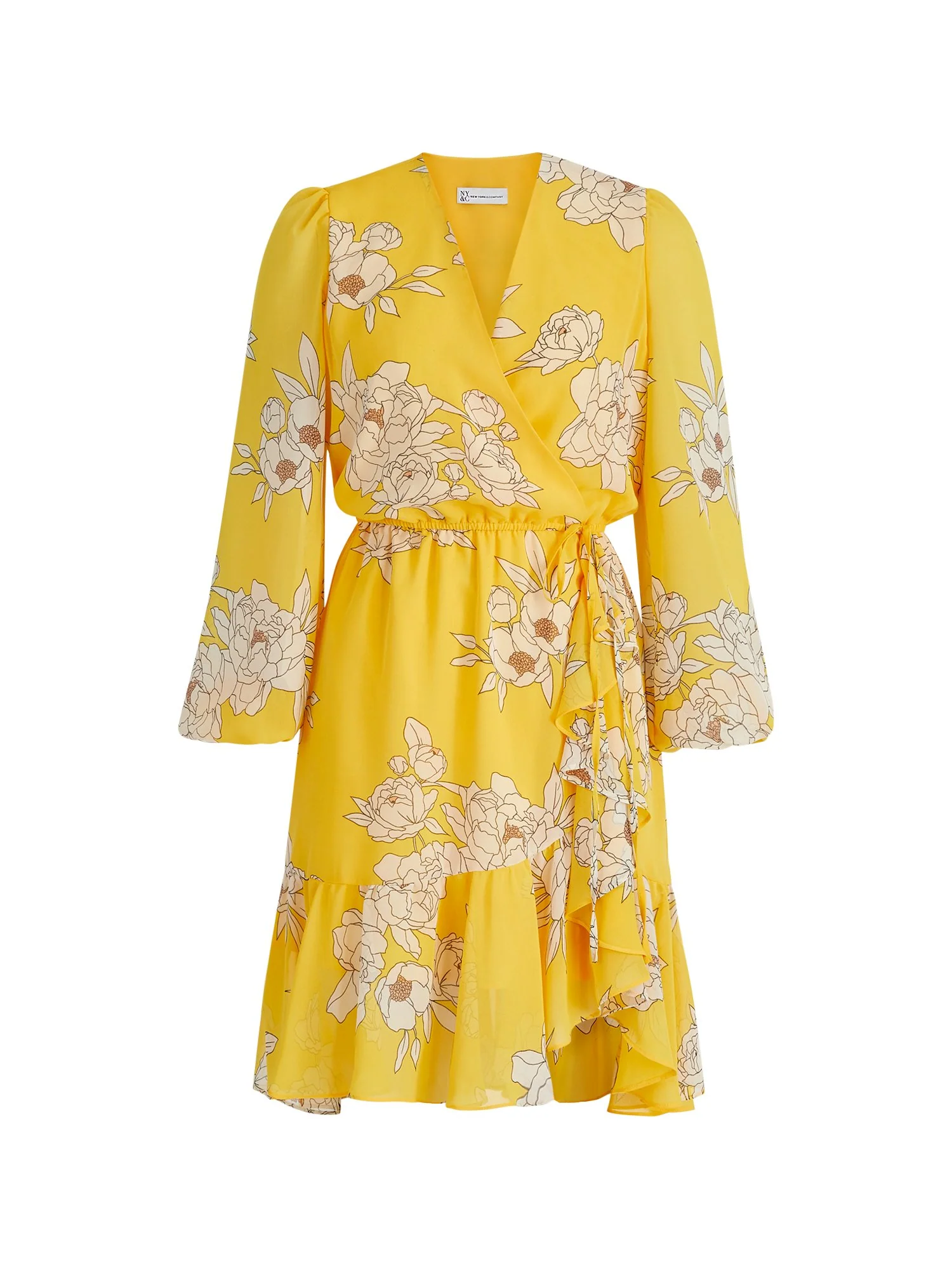 Ruffle Wrap Dress - The NY&C Legacy Collection - Image 2