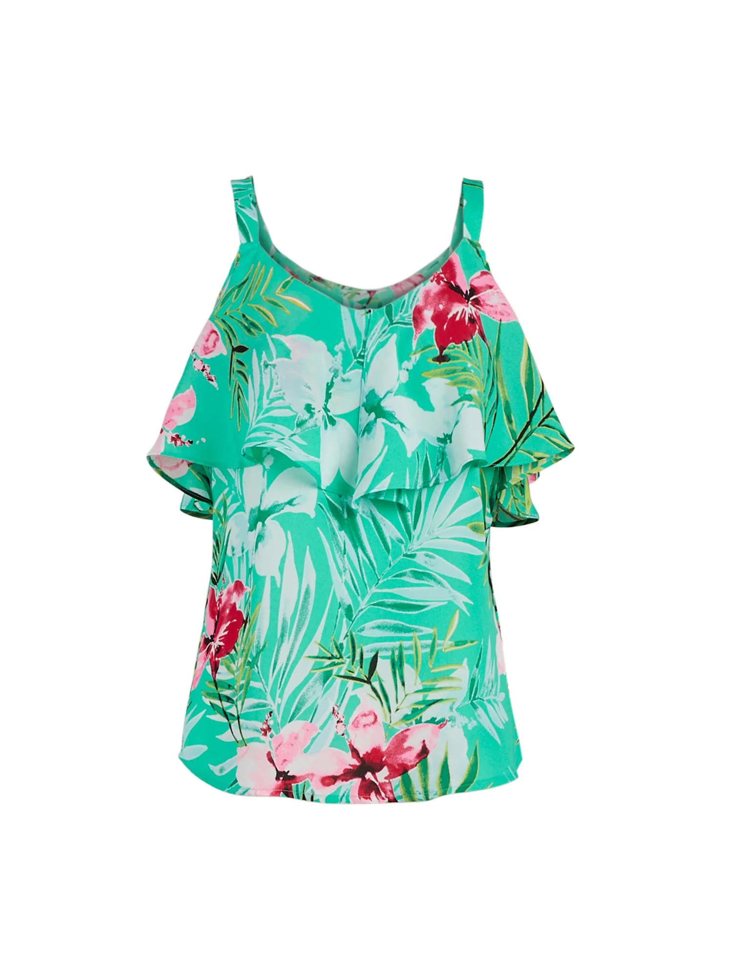 Ruffled Cold-Shoulder Top - 7th Avenue - Image 8