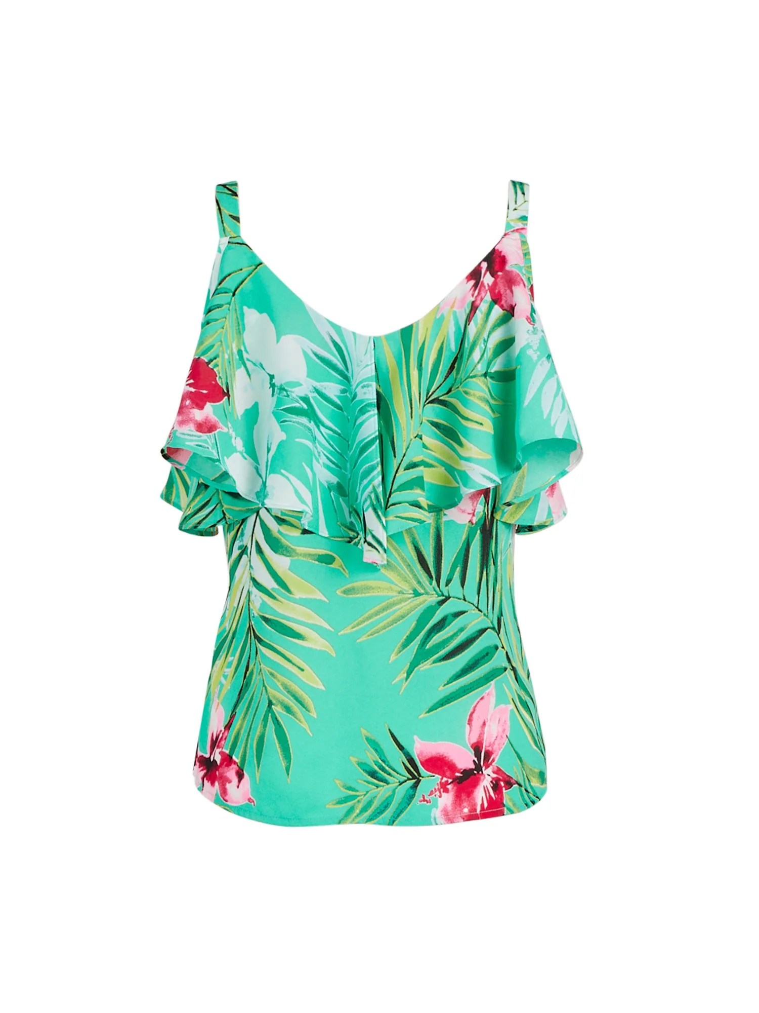 Ruffled Cold-Shoulder Top - 7th Avenue - Image 9