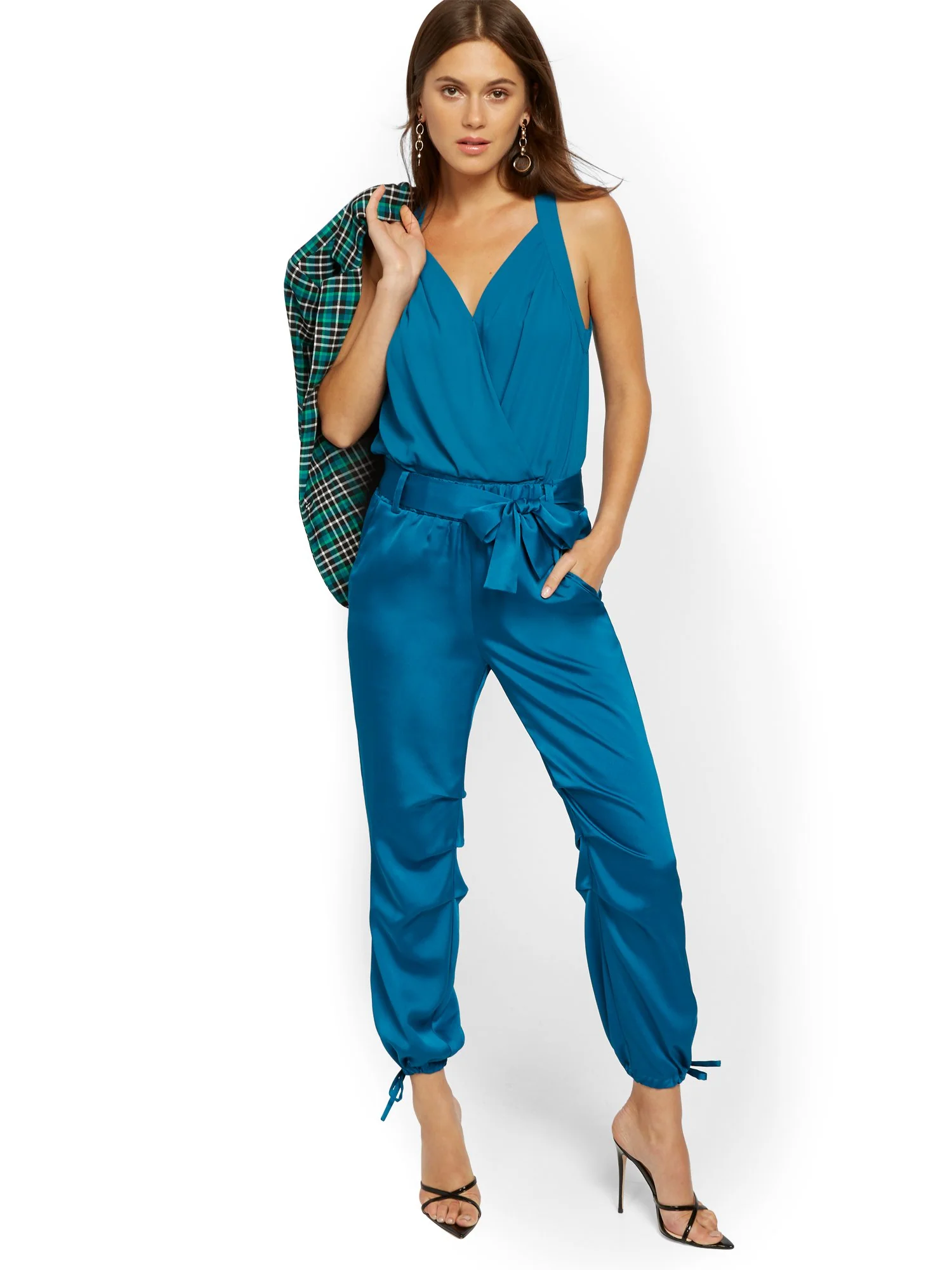 Satin Slim-Leg Jogger Pant - Image 2