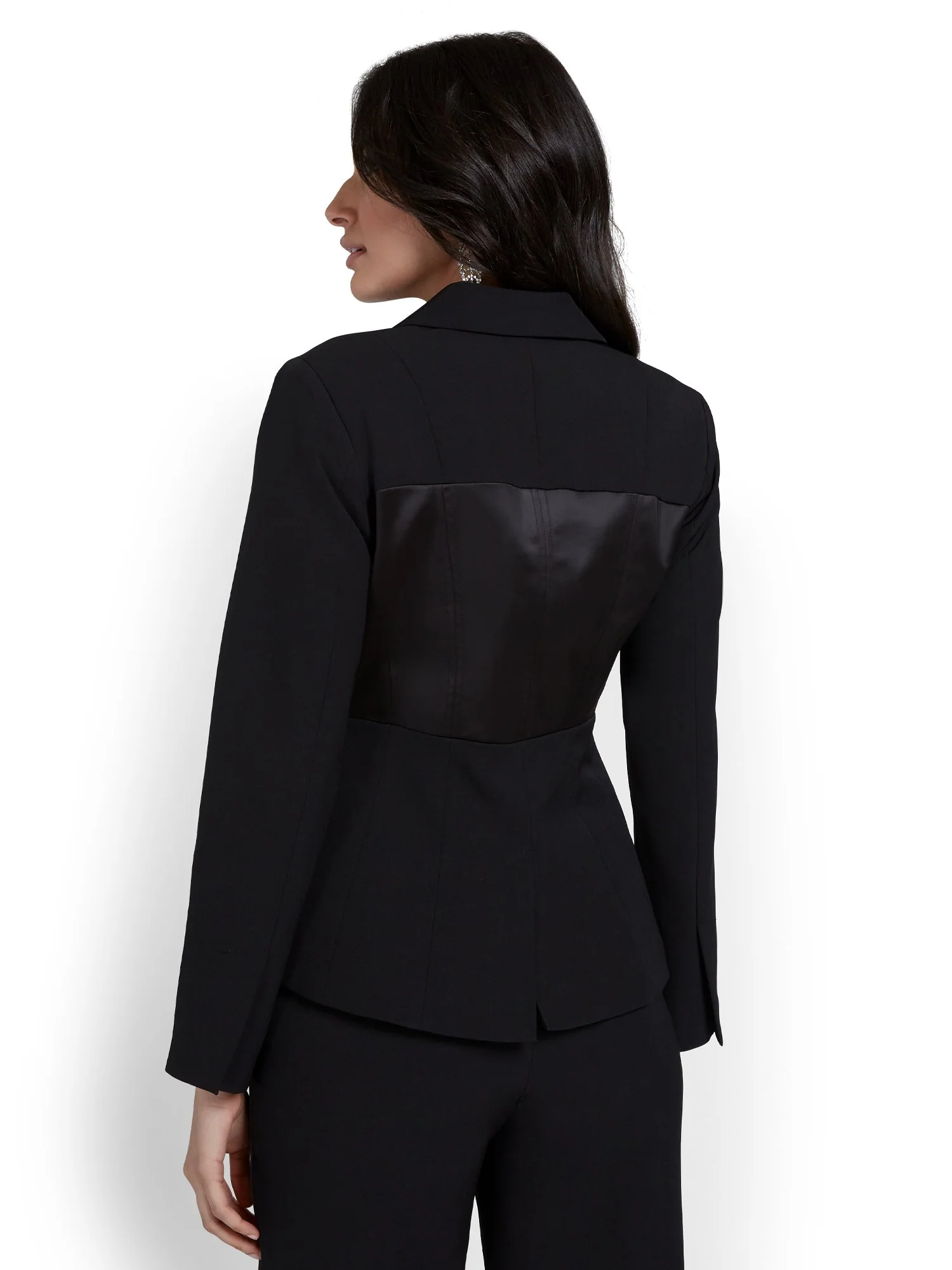 Satin-Trim Corset Jacket - Image 3