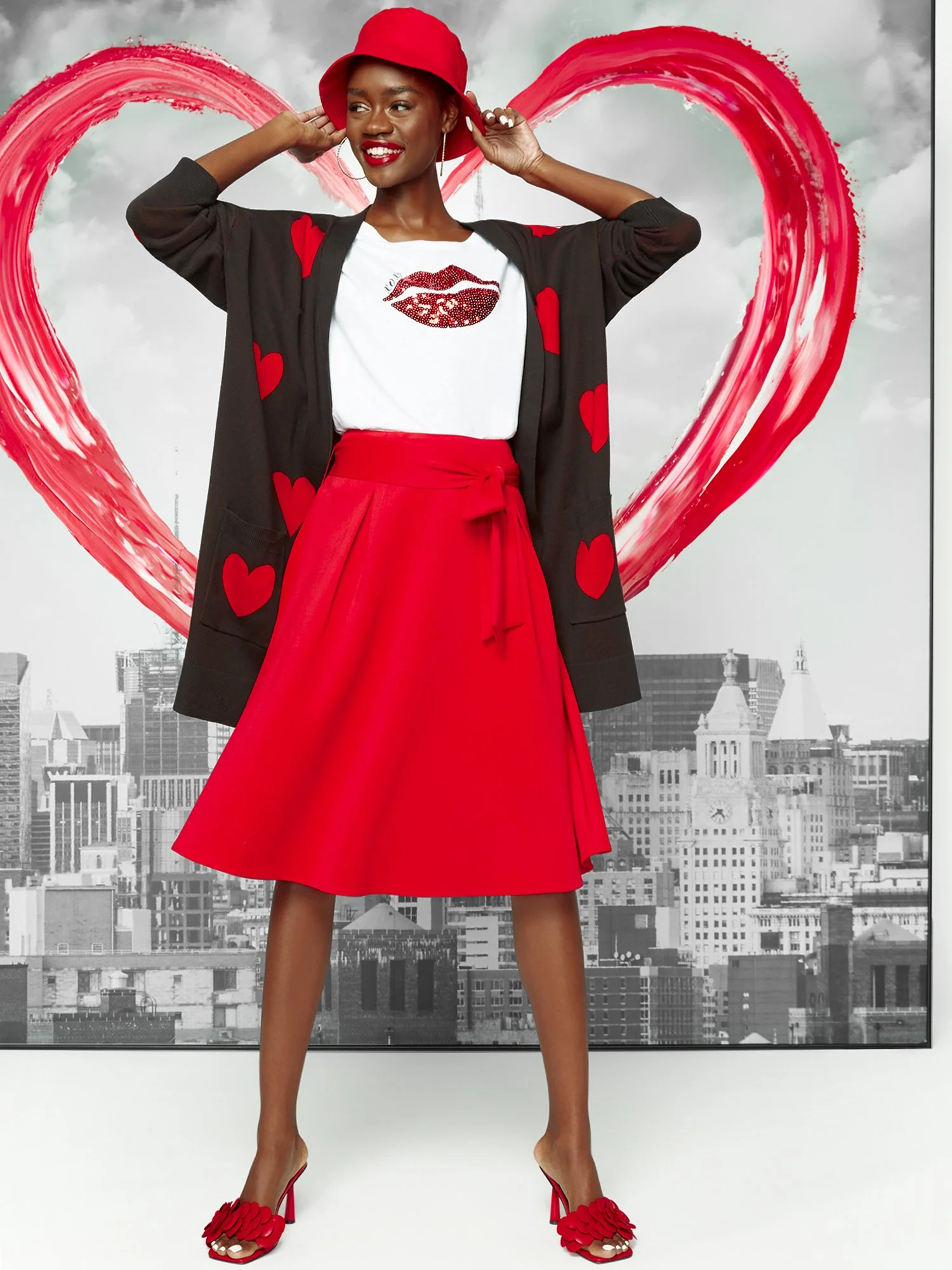 Scuba Tie-Waist Skirt - Image 2