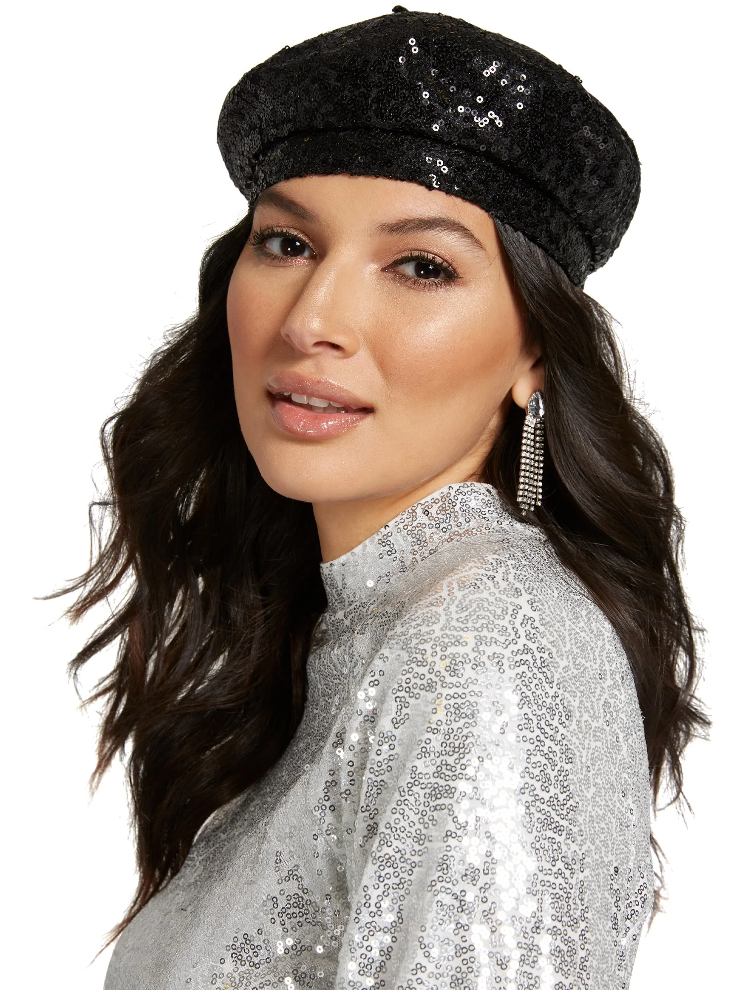 Sequin Beret
