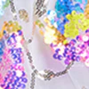 Sequin-Floral Flare Dress - Image 6