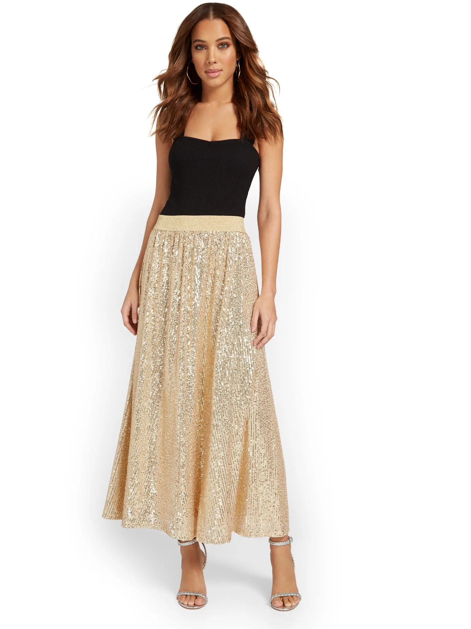 See And Be Seen Sequin Maxi Skirt - Brands We Love - Image 3