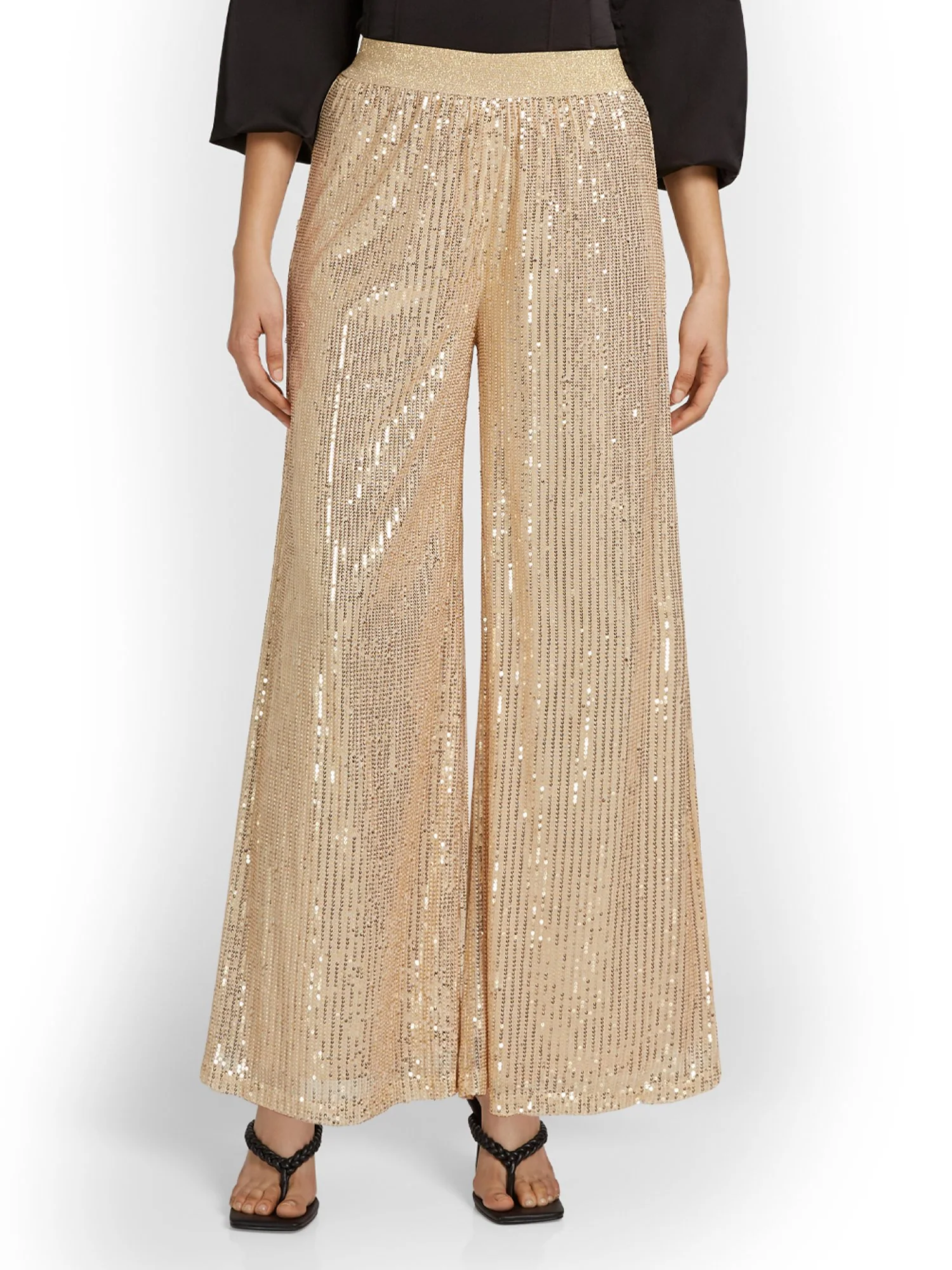 See And Be Seen Sequin Wide-Leg Pant - Brands We Love