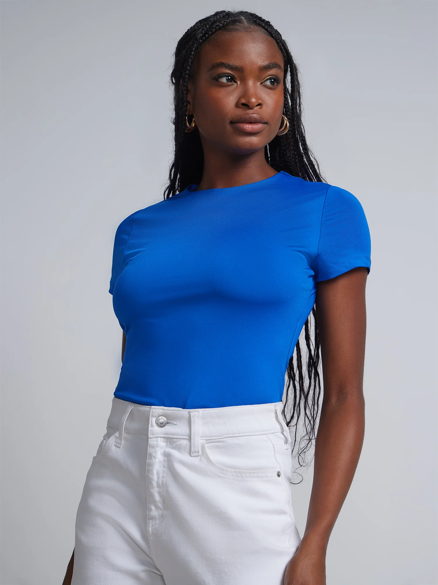 Short-Sleeve Crewneck Tee - Contour Knits - Image 12