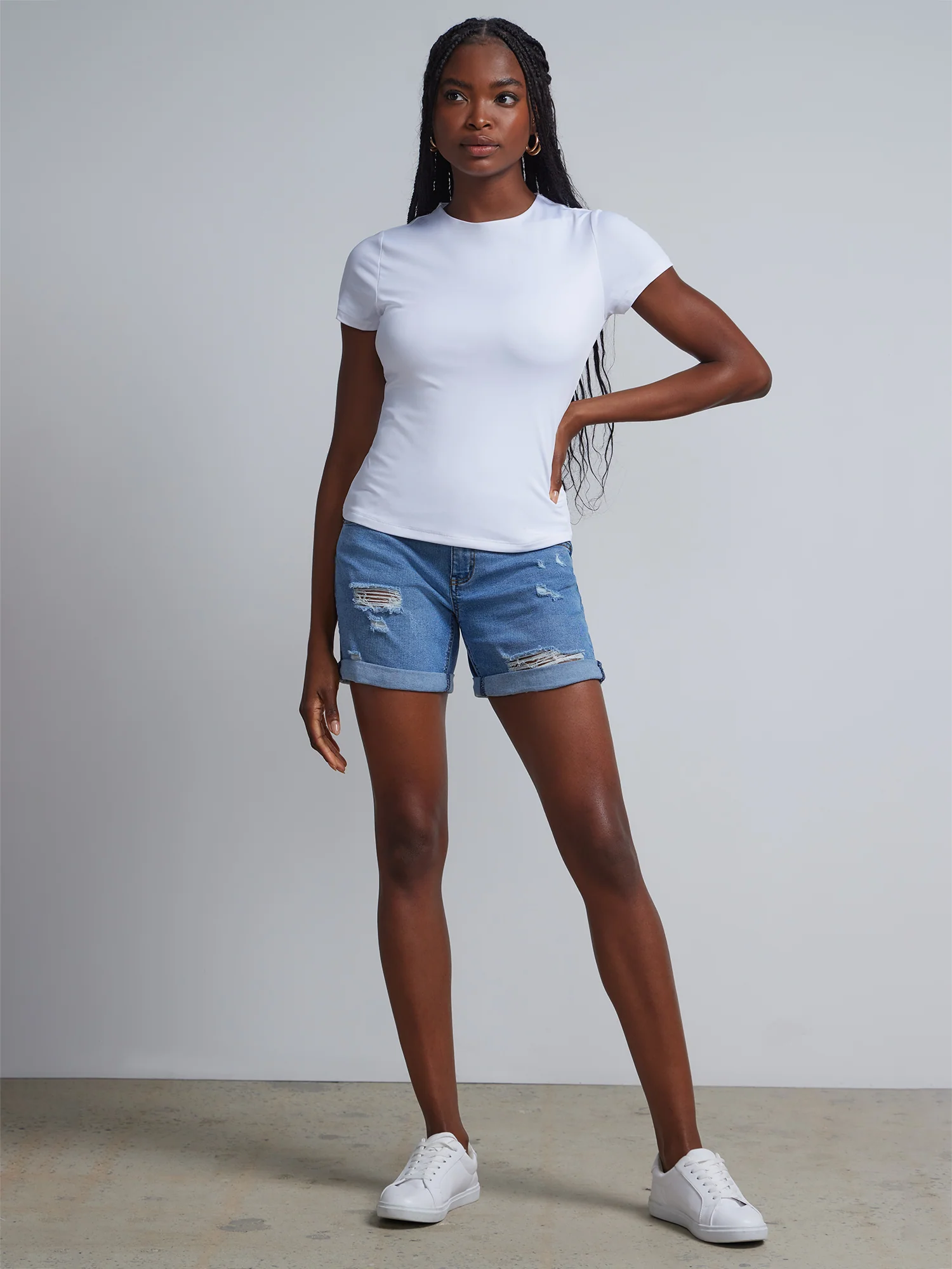 Short-Sleeve Crewneck Tee - Contour Knits - Image 7