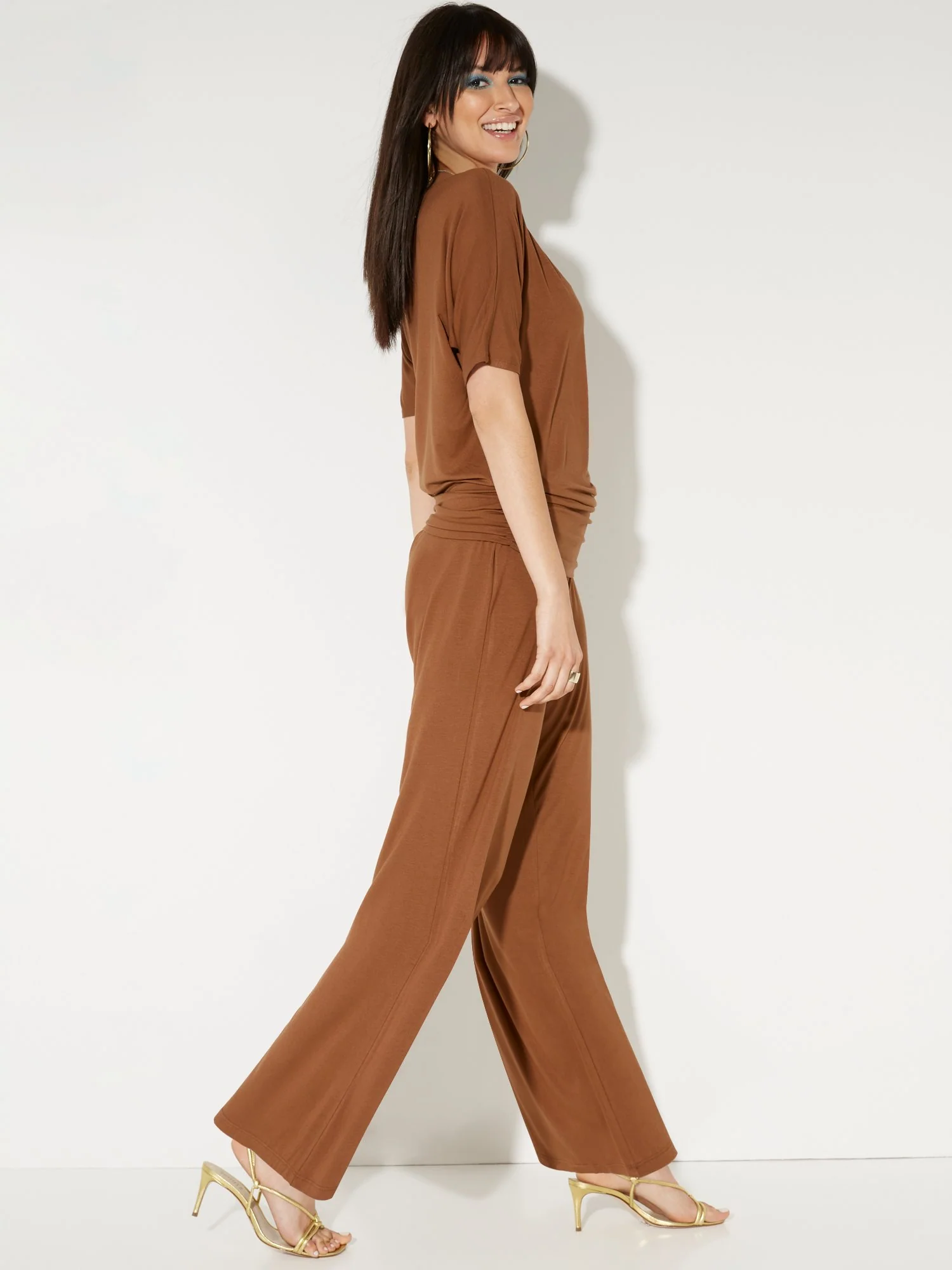 Short-Sleeve Dolman Top - NY&C Style System - Image 3
