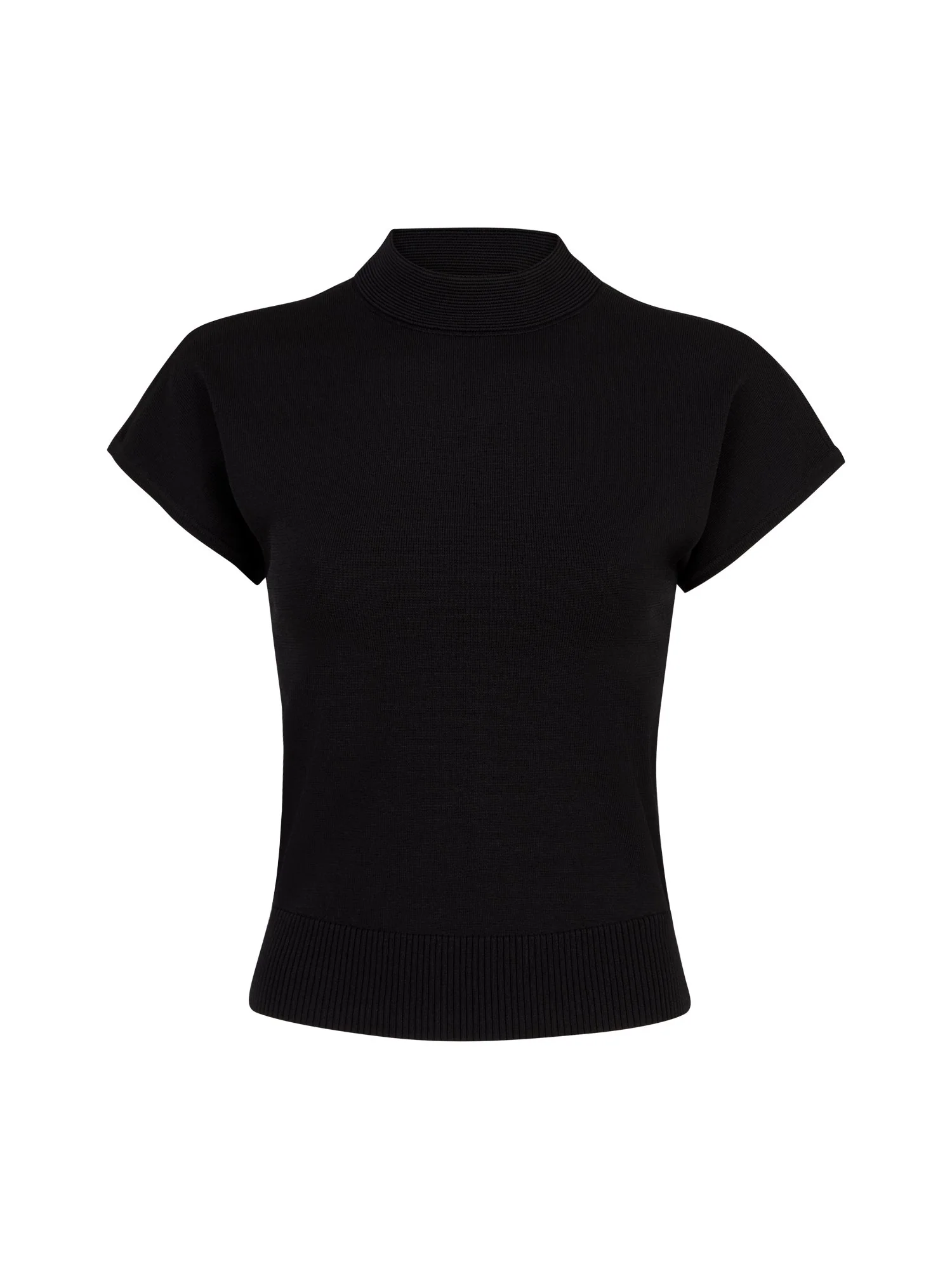 Short-Sleeve Mockneck Sweater - The NY&C Legacy Collection - Image 2