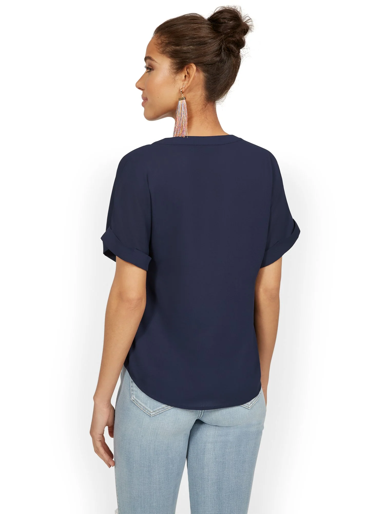 Short-Sleeve Pullover Top - Image 6
