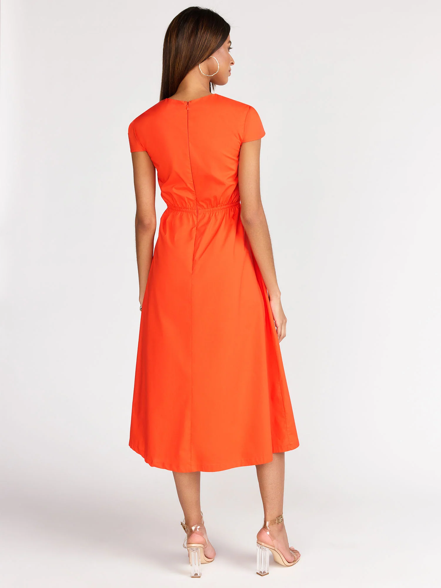 Short-Sleeve Smocked Maxi Dress - Lena - Image 4