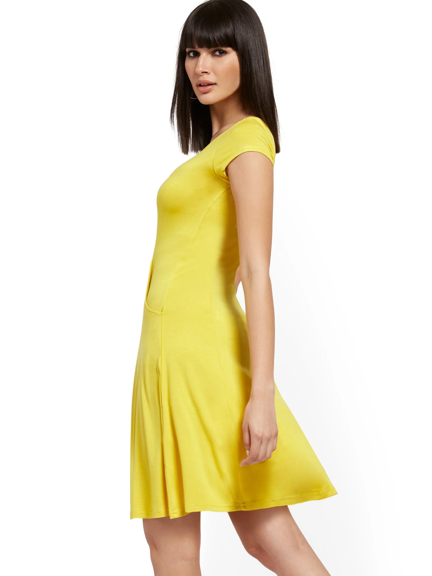 Short-Sleeve Swing Dress - NY&C Style System - Image 10