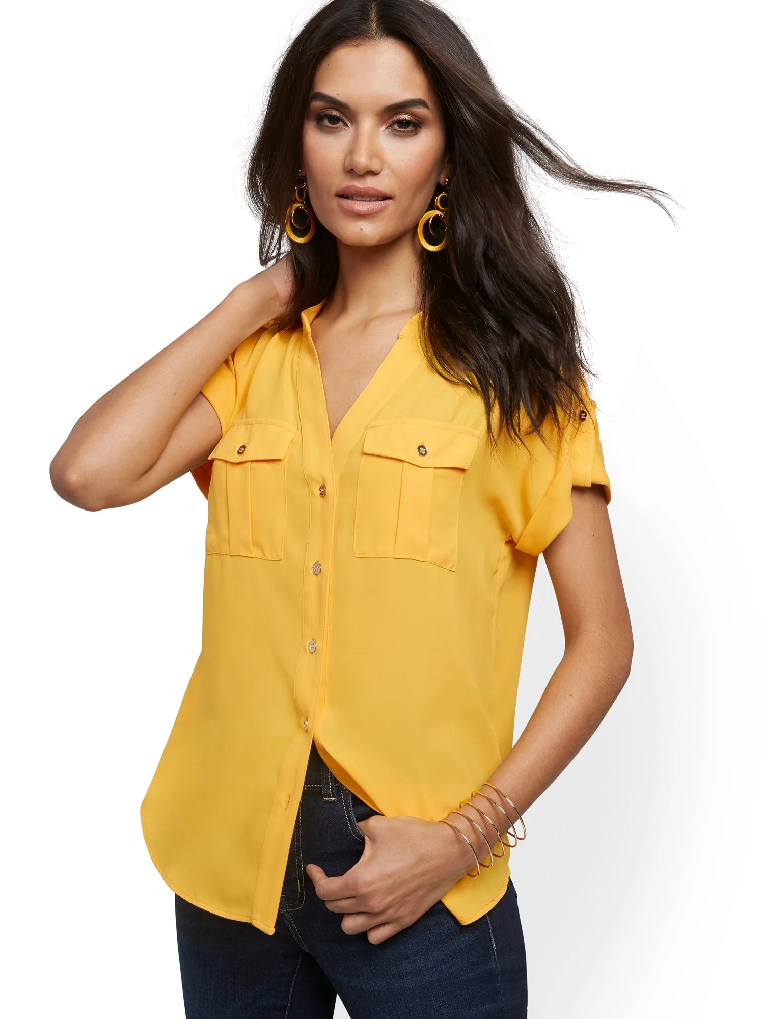 Short-Sleeve Utility Shirt - Image 16