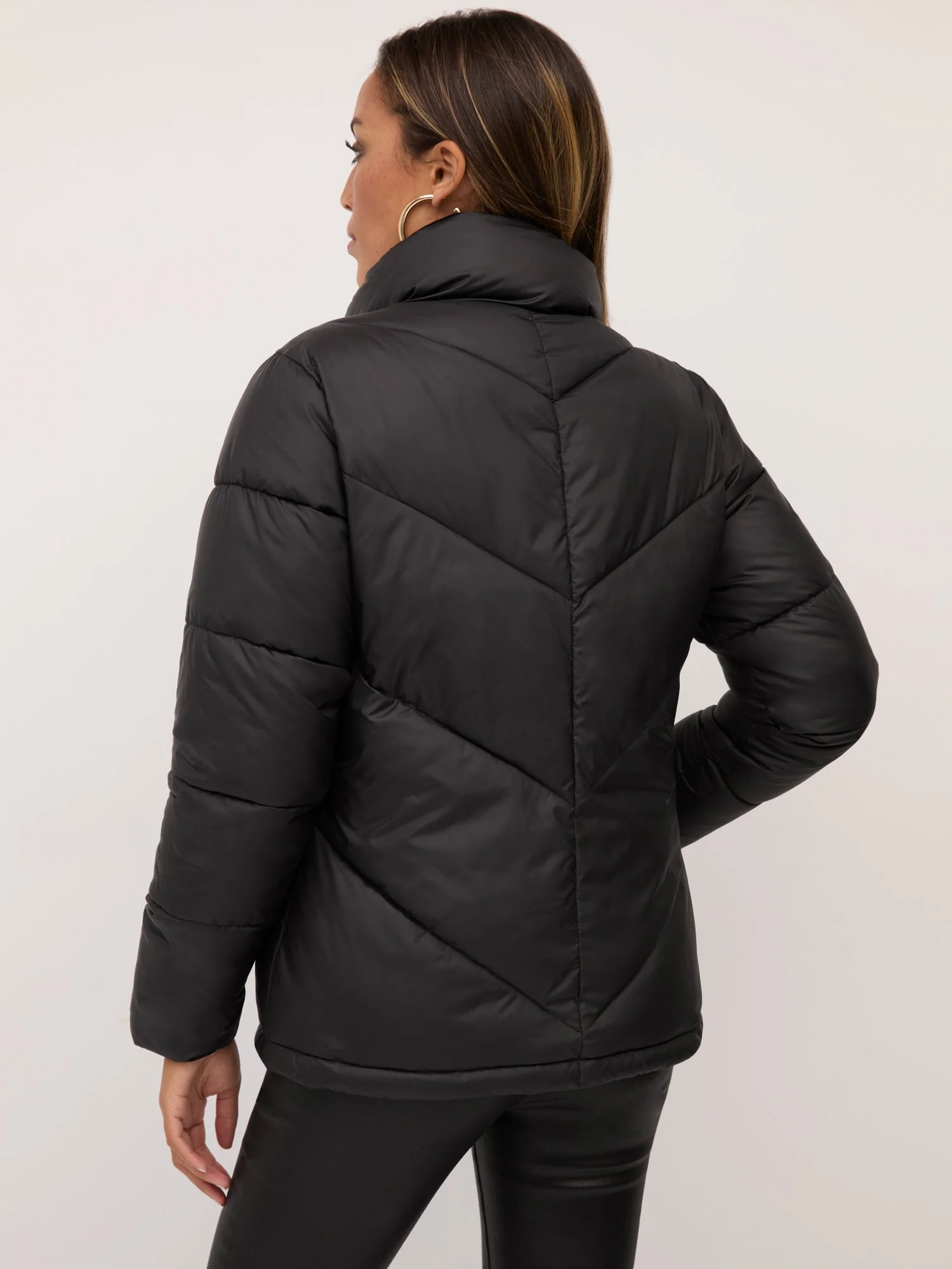 Short Zip-Front Puffer Jacket - Ultra-Puff Collection - Image 3