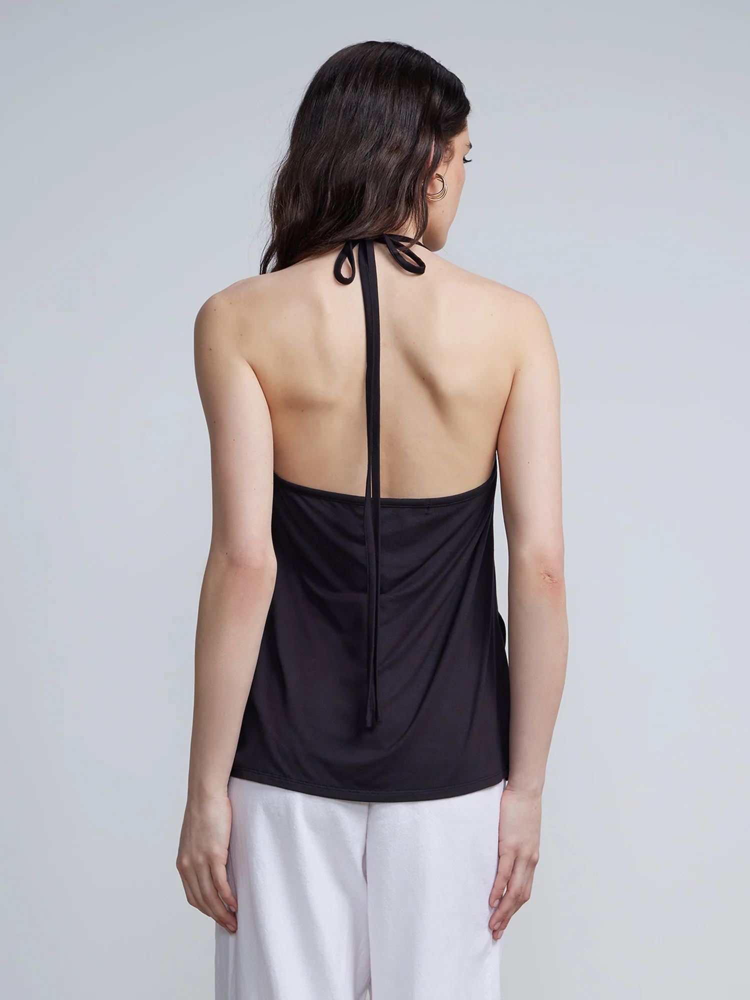 Side Slit Tie-Back Top - Image 3