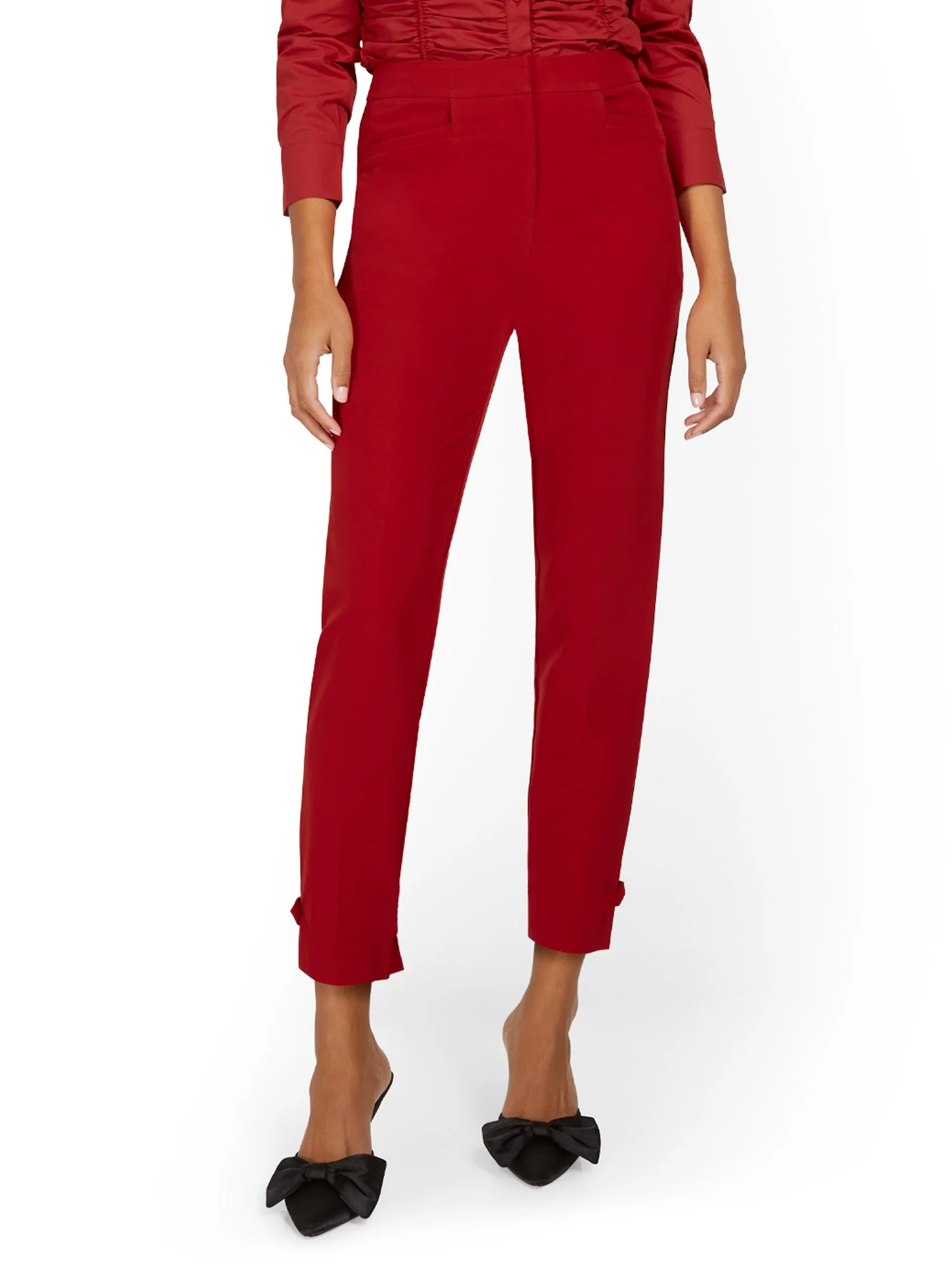 Side-Tab Slim-Leg Ankle Pant - Image 8