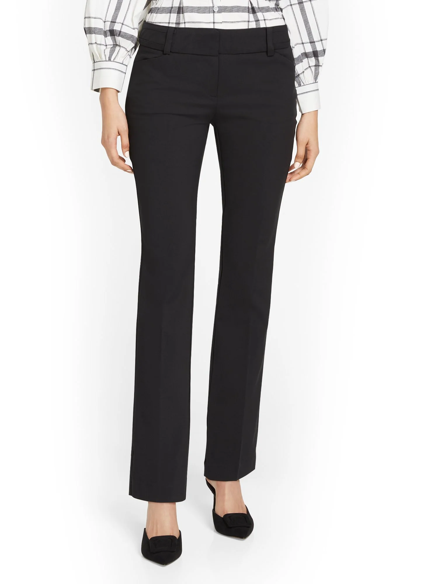 Signature Fit Straight-Leg Pant - All-Season Stretch - 7th Avenue