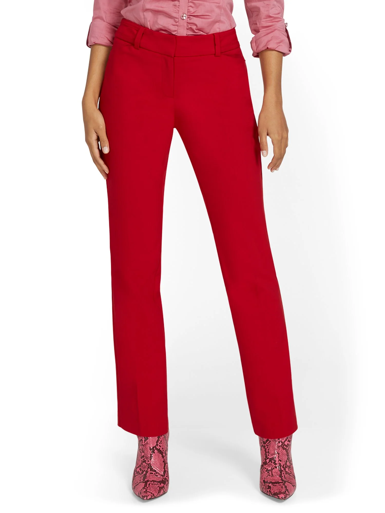 Signature Fit Straight-Leg Pant - All-Season Stretch - 7th Avenue - Image 10