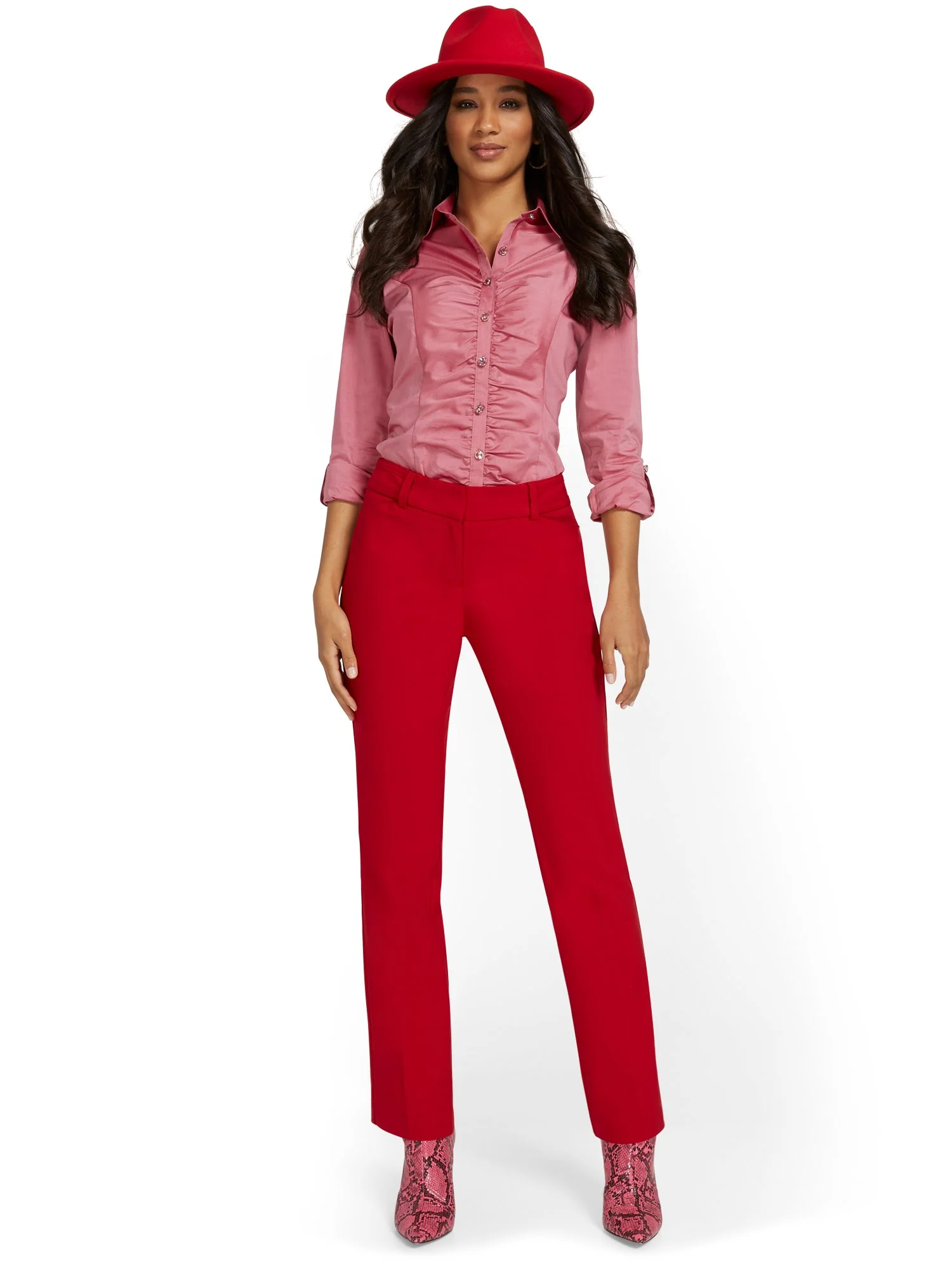 Signature Fit Straight-Leg Pant - All-Season Stretch - 7th Avenue - Image 12