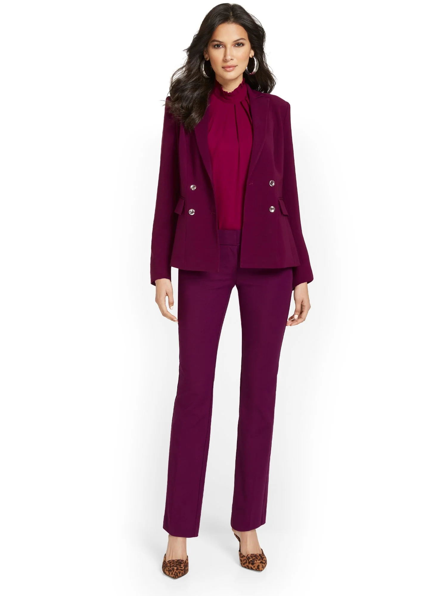Signature Fit Straight-Leg Pant - All-Season Stretch - 7th Avenue - Image 20
