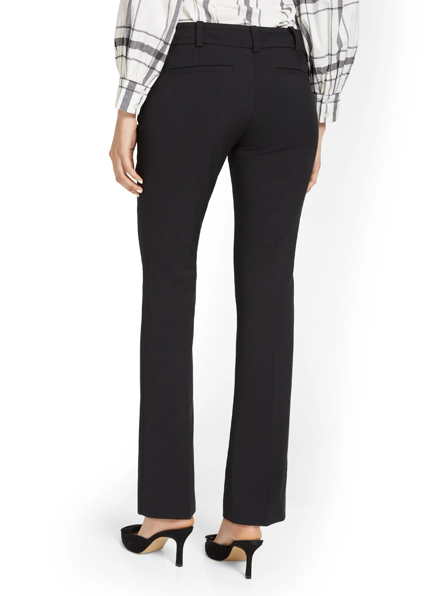 Signature Fit Straight-Leg Pant - All-Season Stretch - 7th Avenue - Image 3
