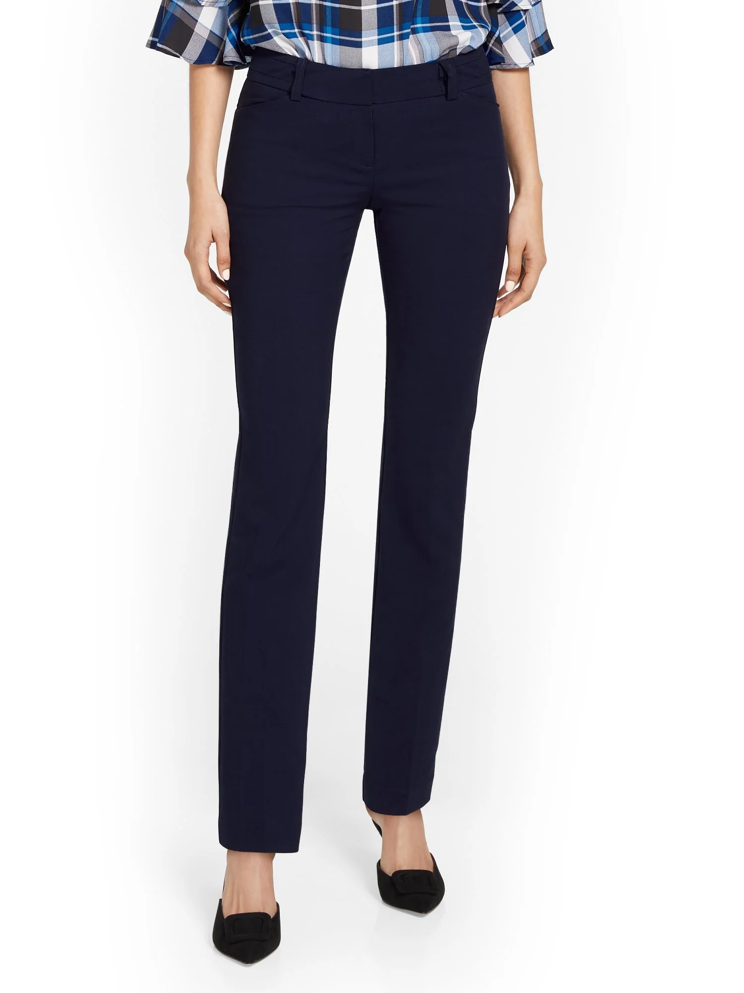 Signature Fit Straight-Leg Pant - All-Season Stretch - 7th Avenue - Image 6