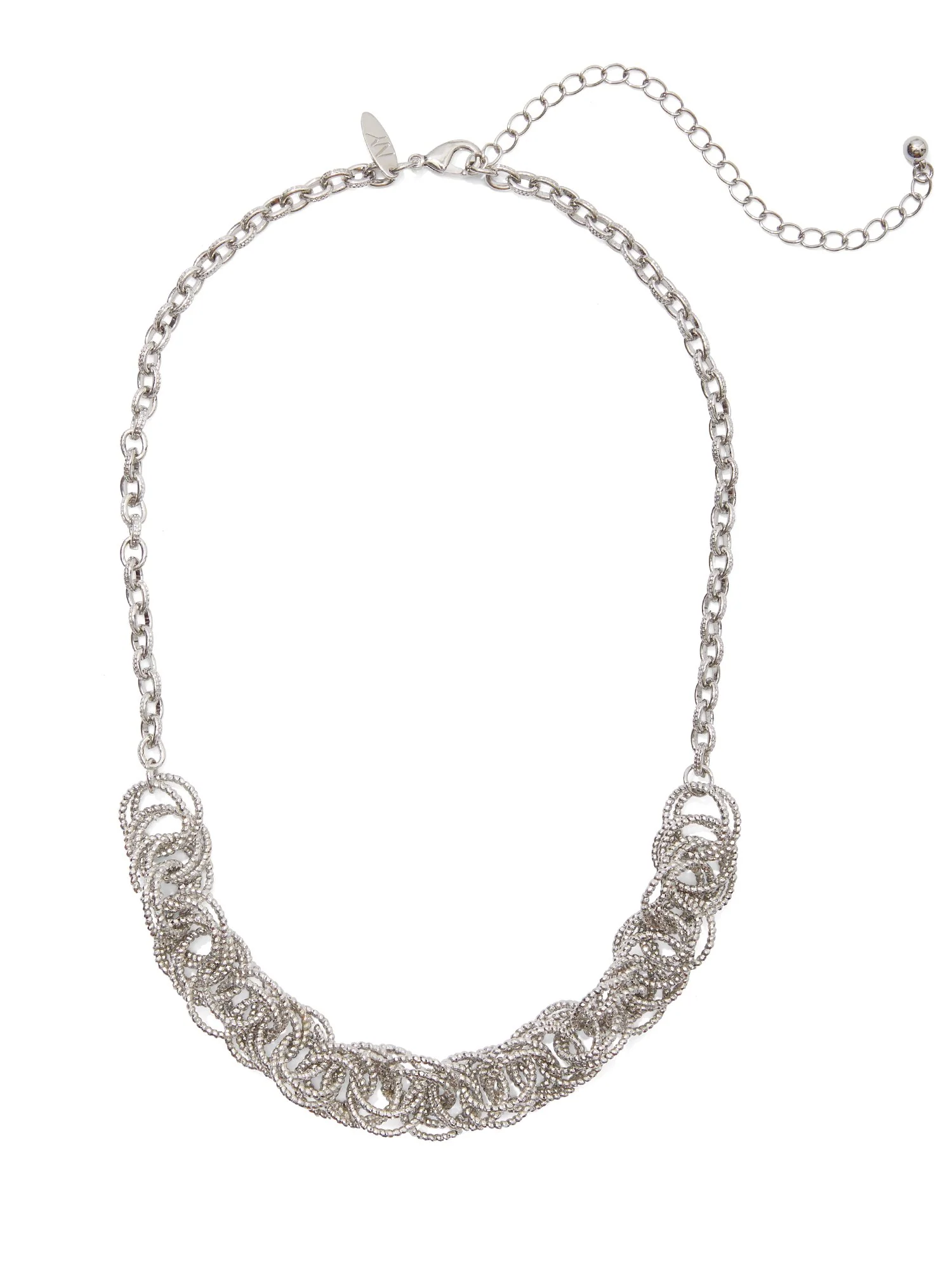 Silvertone Link Necklace