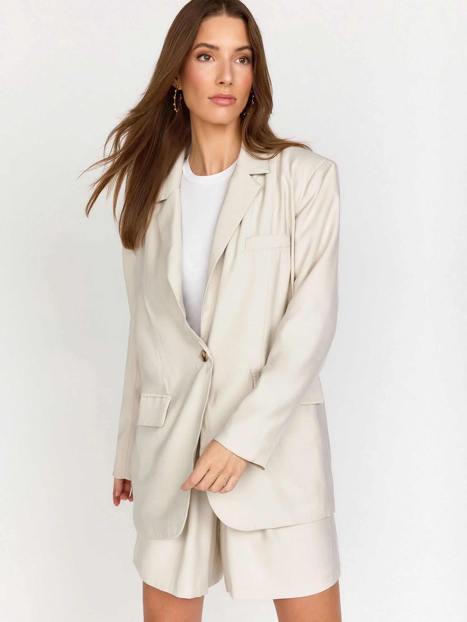 Sans Souci Single Button Boyfriend Blazer - Brands We Love - Image 2