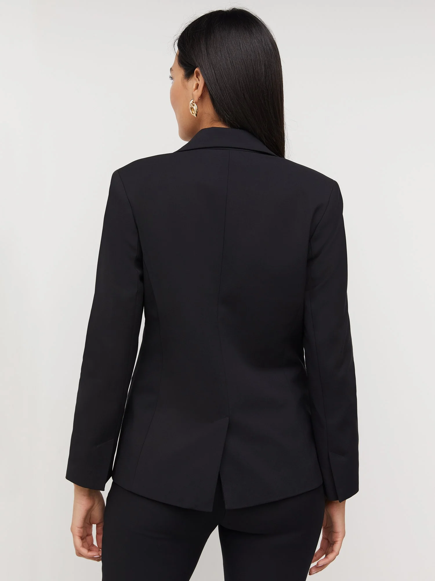 Single-Button Cutaway Blazer - All Season Stretch - Image 2