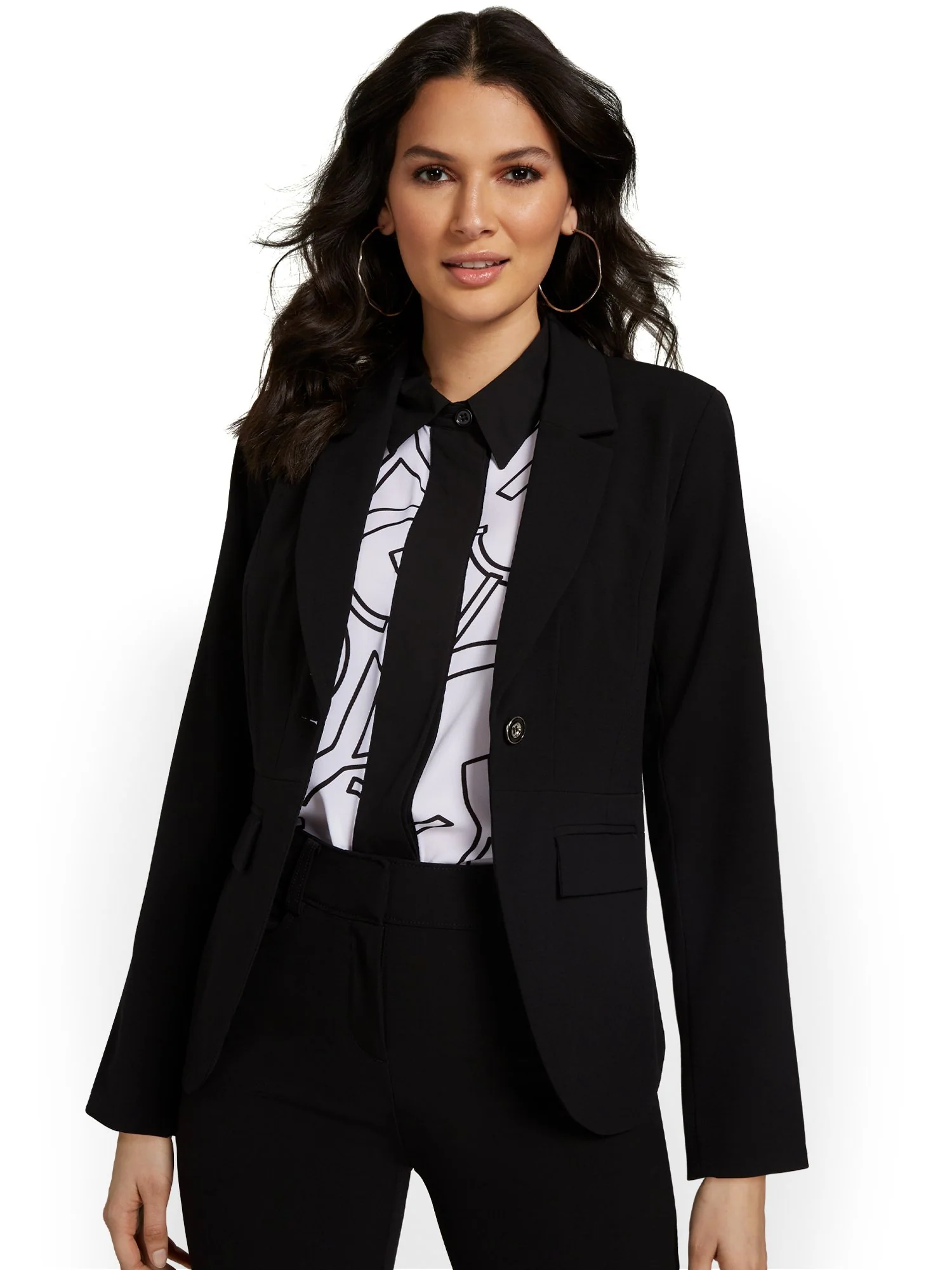 Single-Button Jacket - Essential Stretch - Image 4