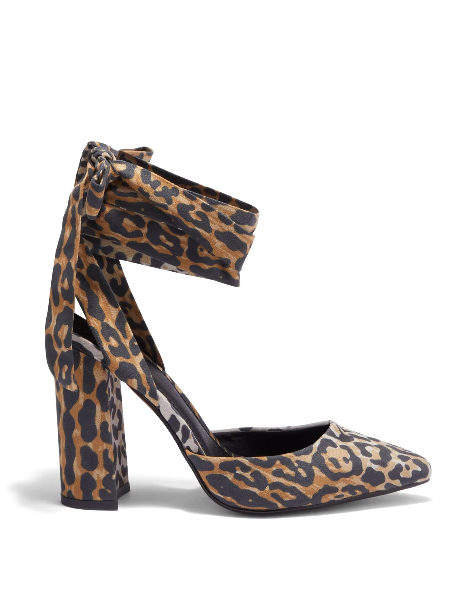 Skye Block-Heel Pump - Leopard-Print - Image 3