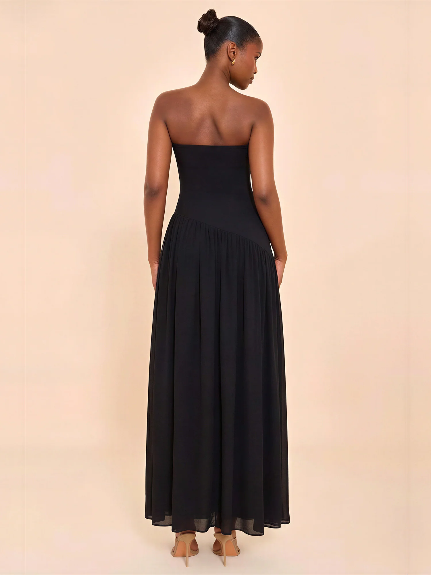 Sleeveless Colorblock Gown - Image 4