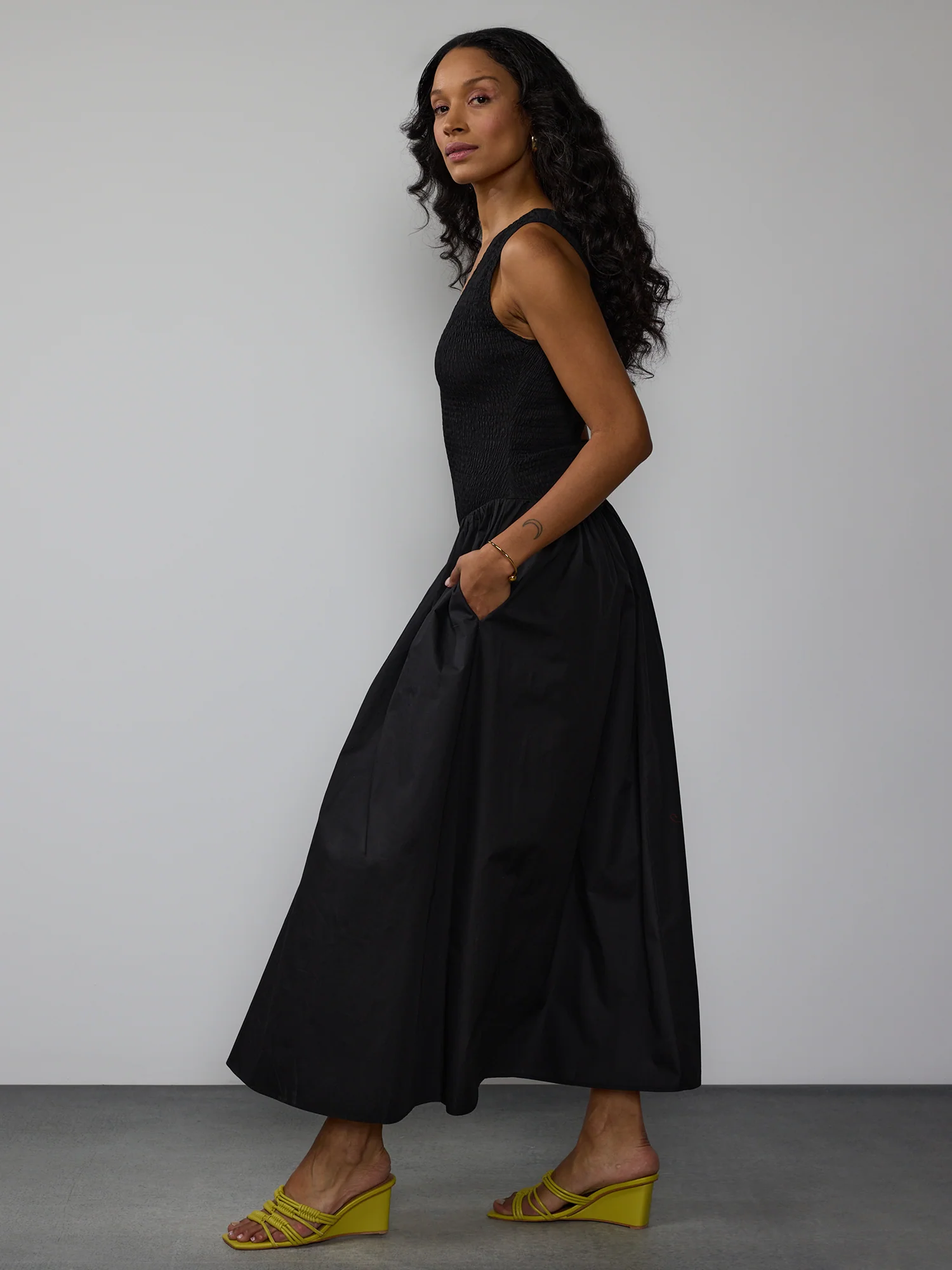 Drop Waist Corset Style Maxi Dress - Image 2