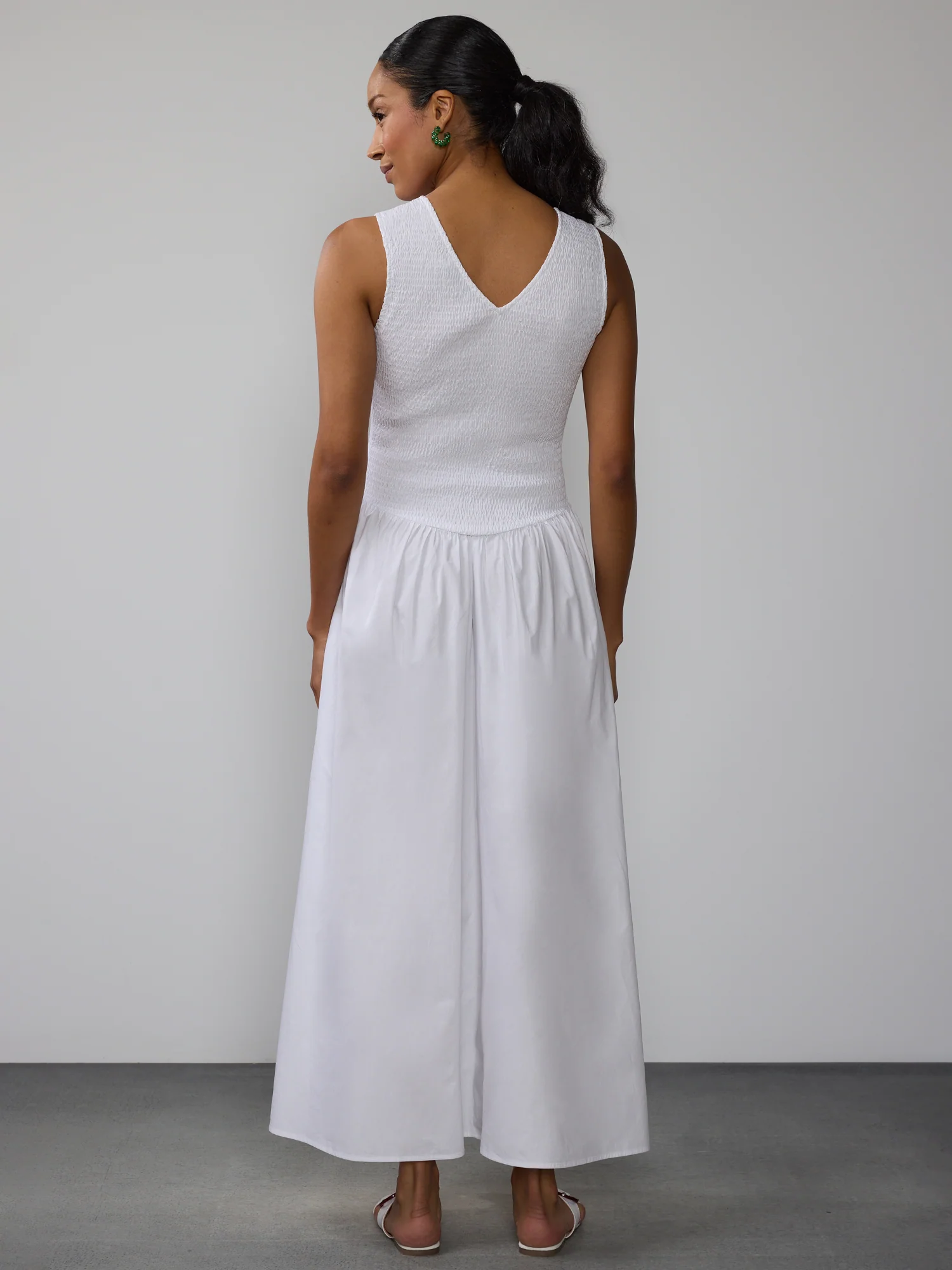 Drop Waist Corset Style Maxi Dress - Image 8