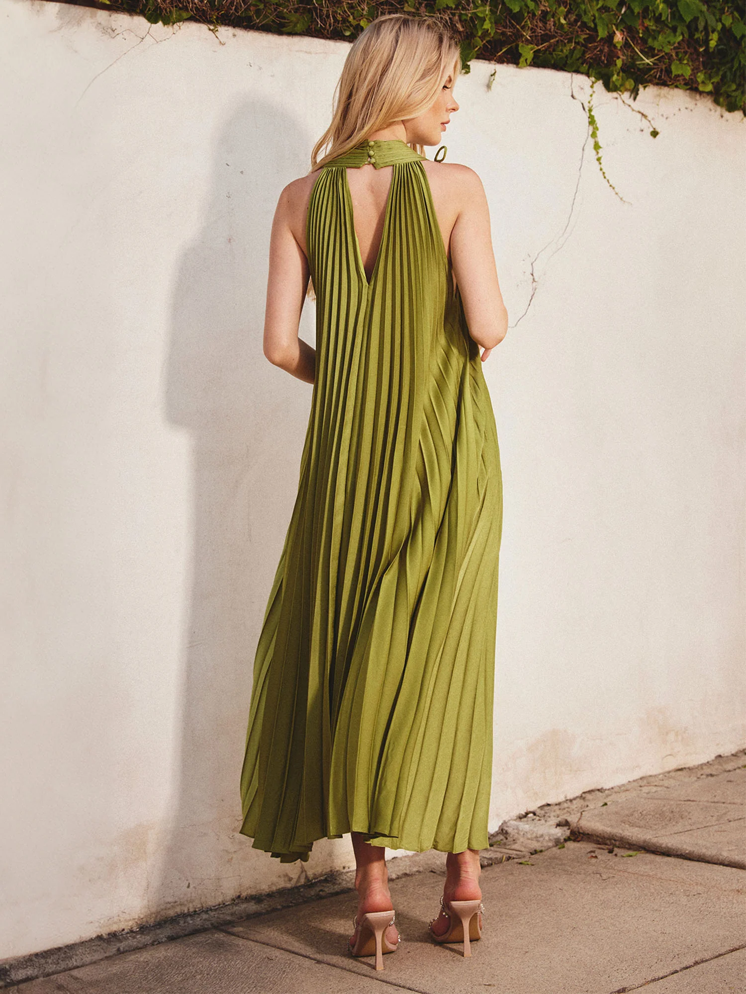 Dress Forum Pleated Shoulder Tie Dress - Brands We Love - Image 5