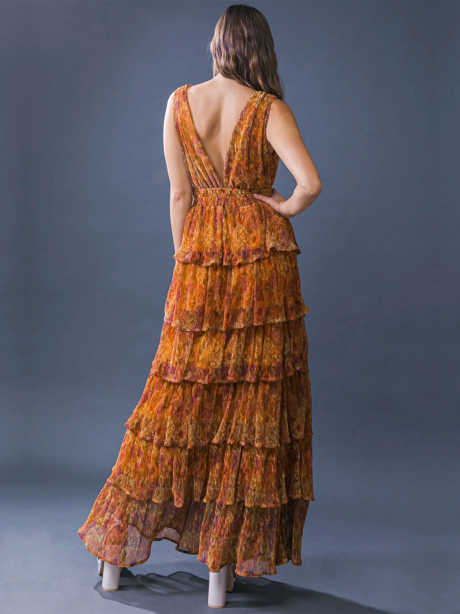 Flying Tomato Sleeveless Tiered Floral Maxi Dress - Brands We Love - Image 4