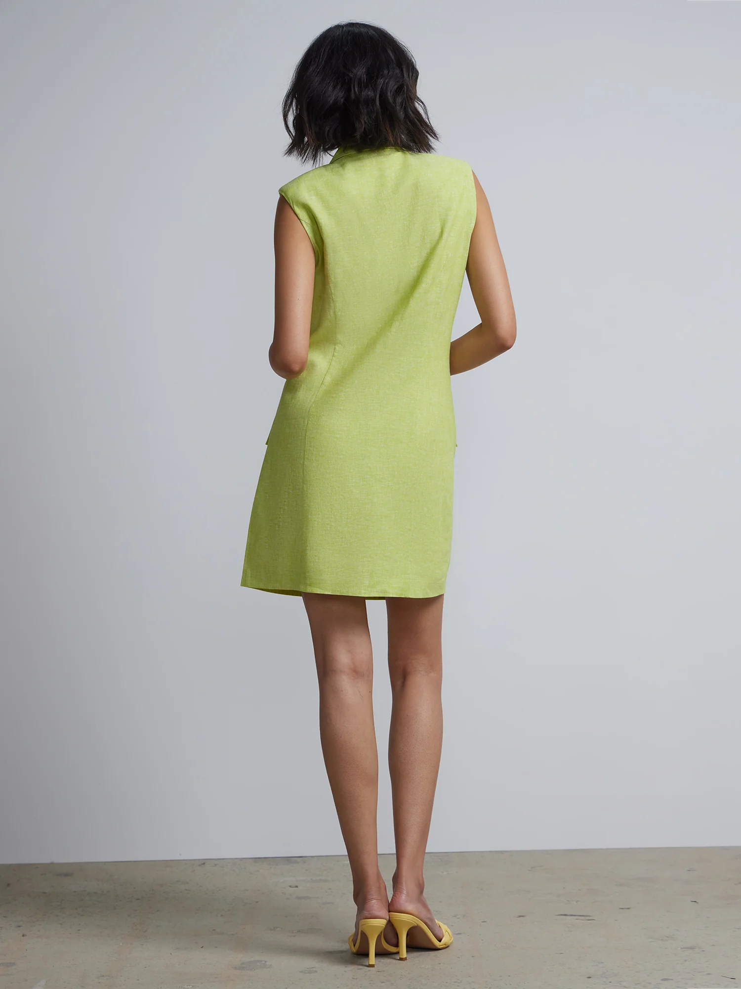 Sleeveless Blazer Dress - Image 3