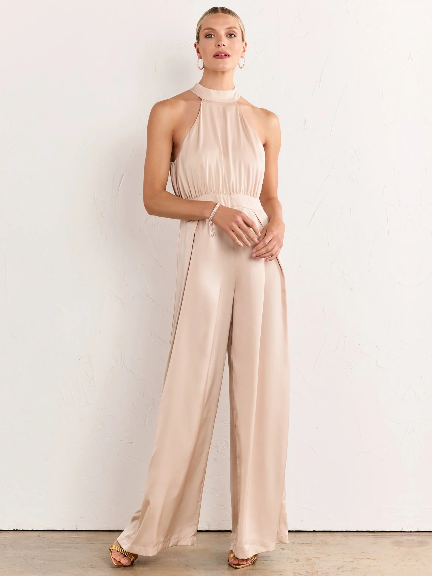Do+Be Sleeveless Bow Back Wide Leg Jumpsuit - Brands We Love - Image 5