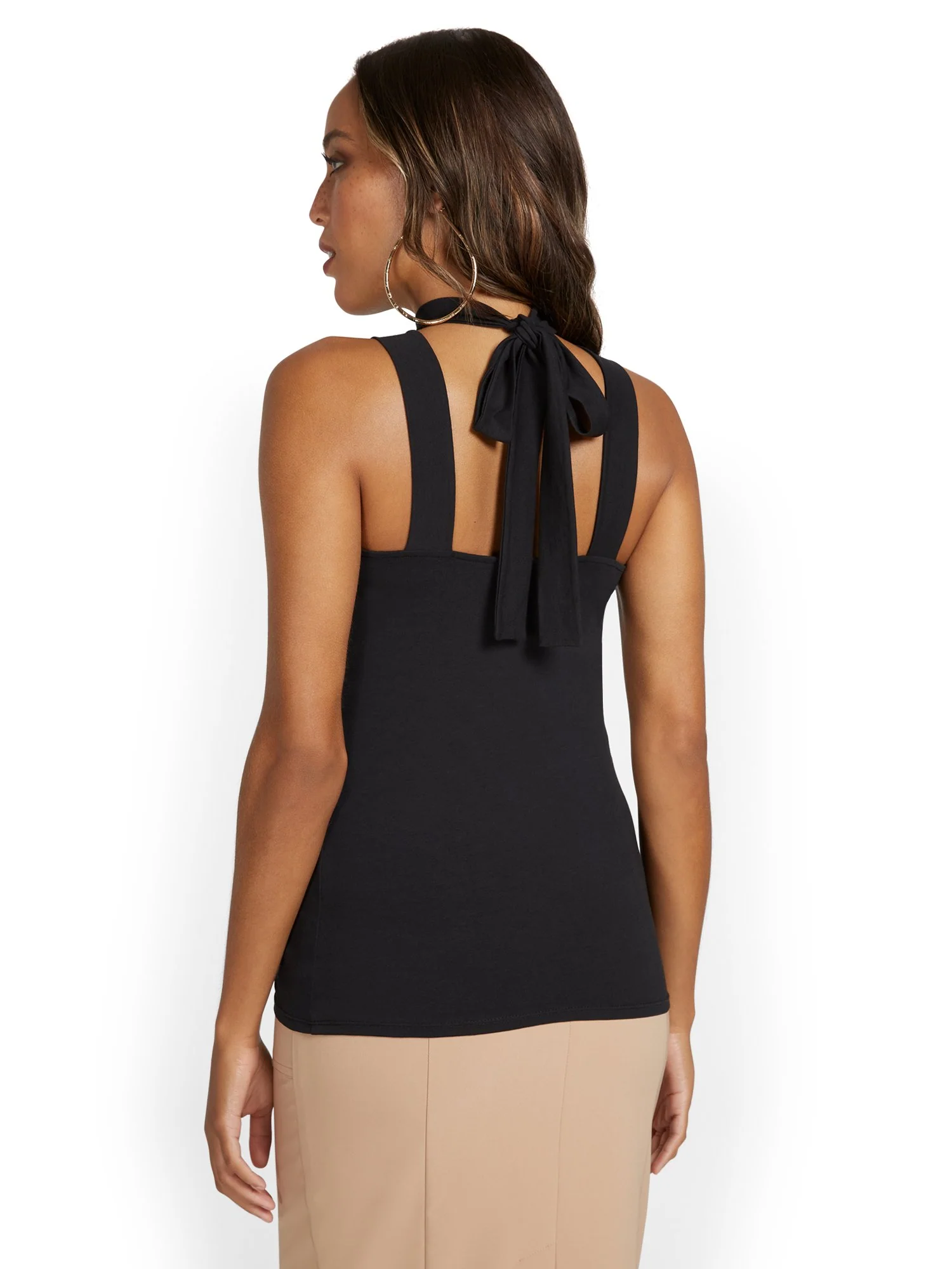 Sleeveless Cut-Out City Tee - Image 3